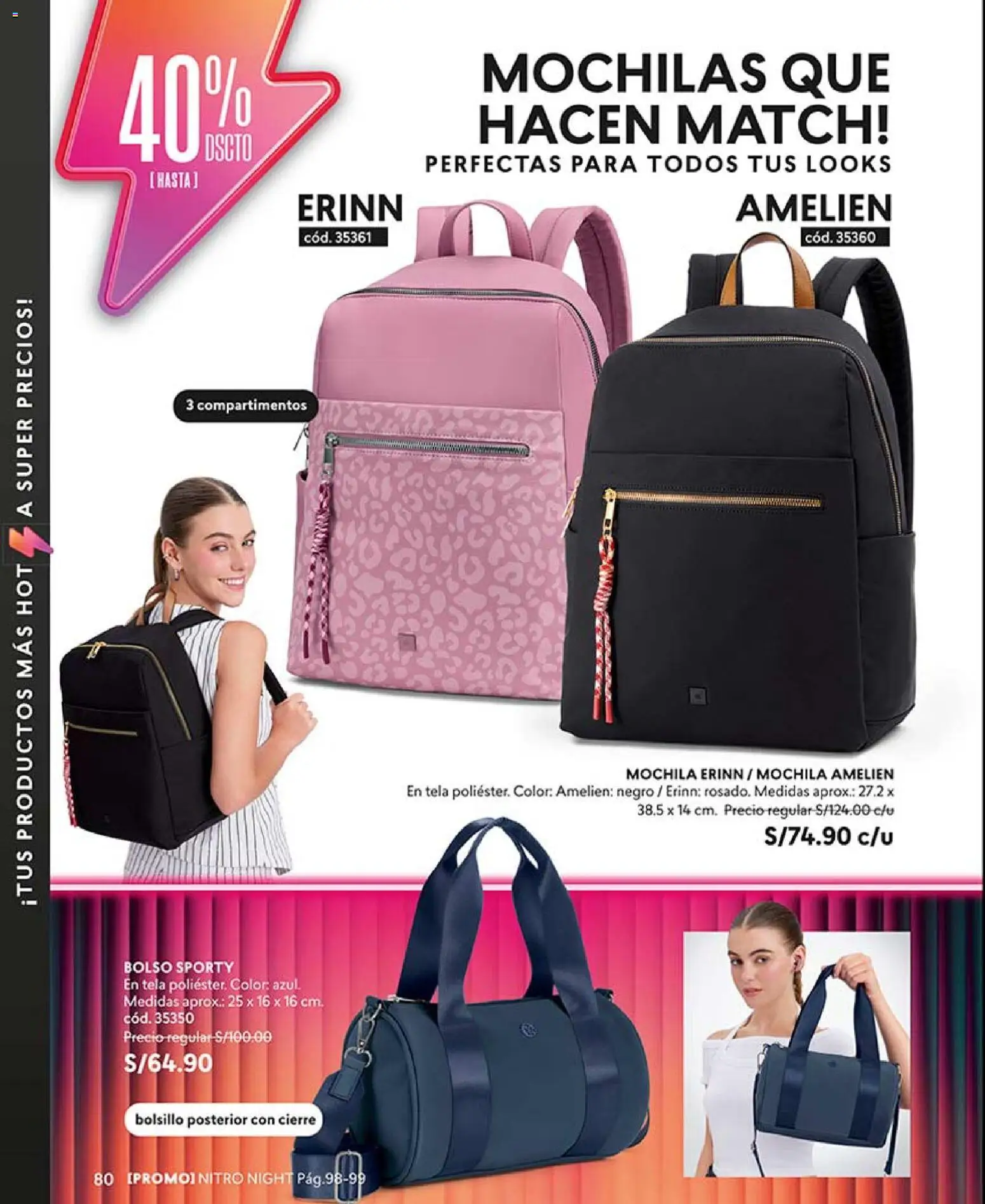 Catálogo CyZone válido desde 25.04.2026 | Página: 80 | Productos: Bolso, Mochila, Mochilas