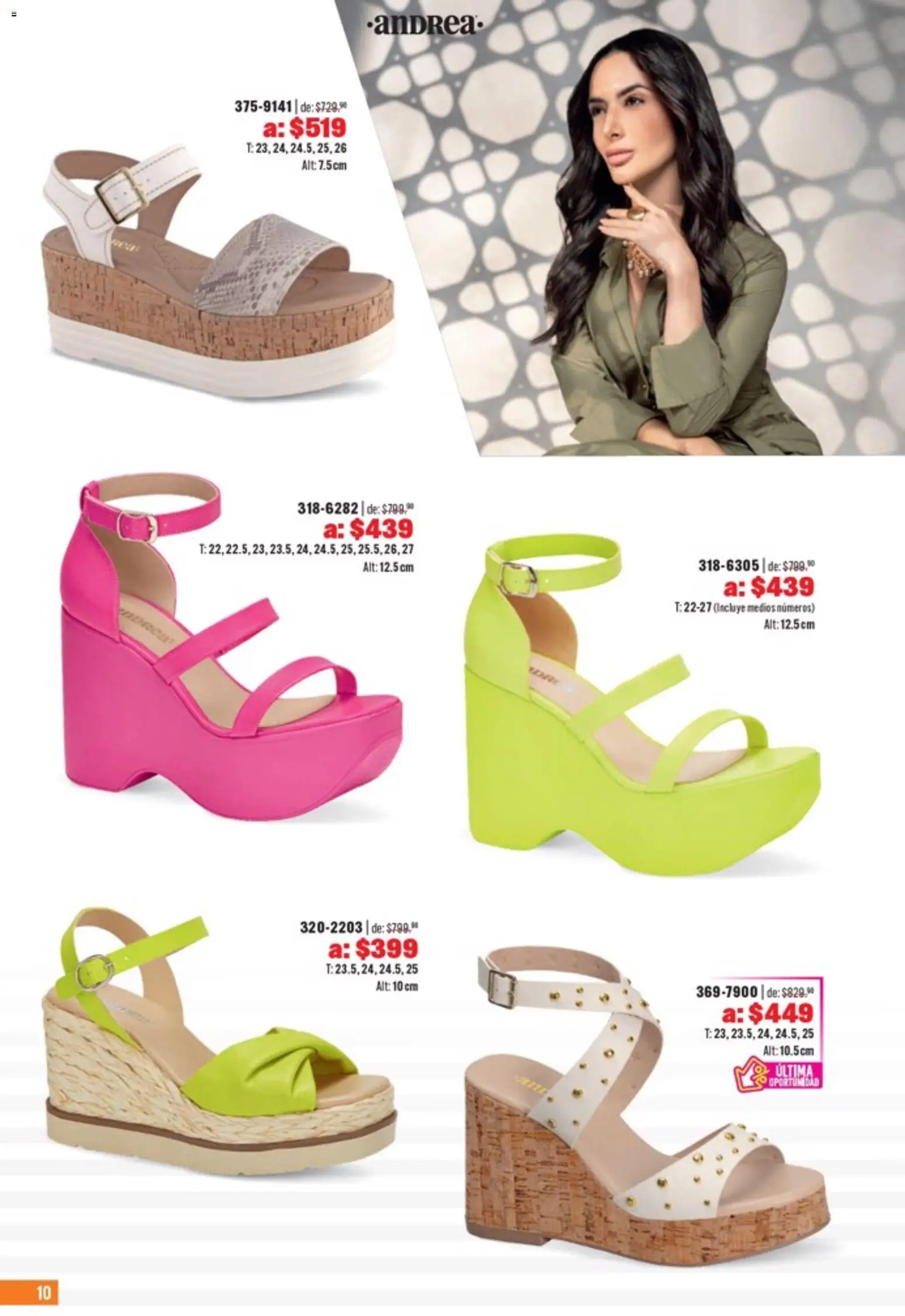 Nuevas ofertas de Andrea válidas en toda la República Mexicana desde el 05.04.2026. ¡Encuentra las mejores ofertas en Andrea catálogo Outlet! | Página: 10