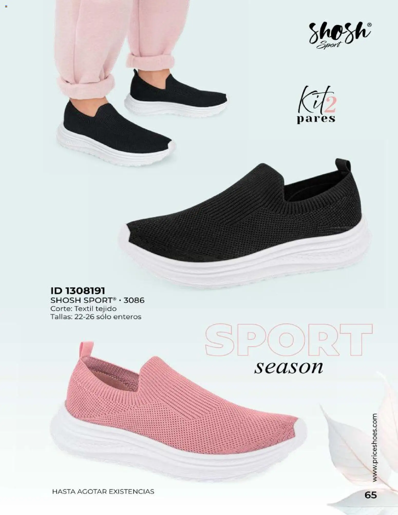 Nuevas ofertas de Price Shoes válidas en toda la República Mexicana desde el 23.04.2026. ¡Encuentra las mejores ofertas en Price Shoes catálogo Especial Confort! | Página: 65