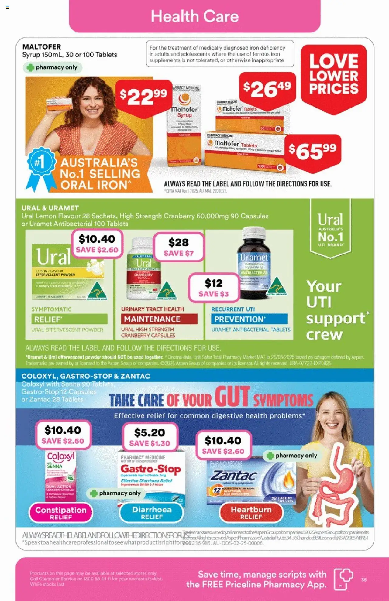 Priceline Pharmacy catalogue - valid from 14.08.2025 | Page: 35 | Products: Powder, Iron, Treatment, Tablets