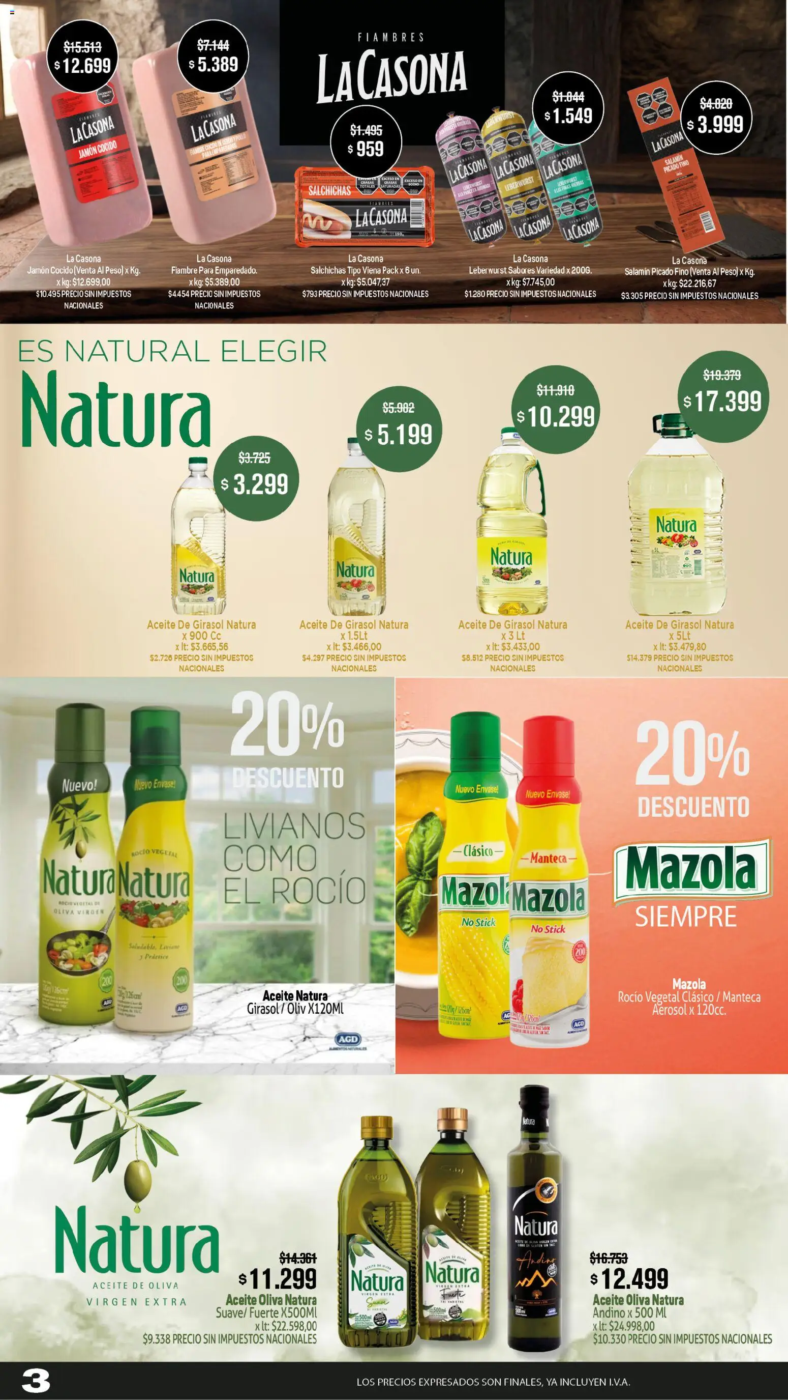 Makro ofertas │ válido desde el 16.04.2026 | Página: 3 | Productos: Peso, Jamón cocido, Panceta, Cerdo