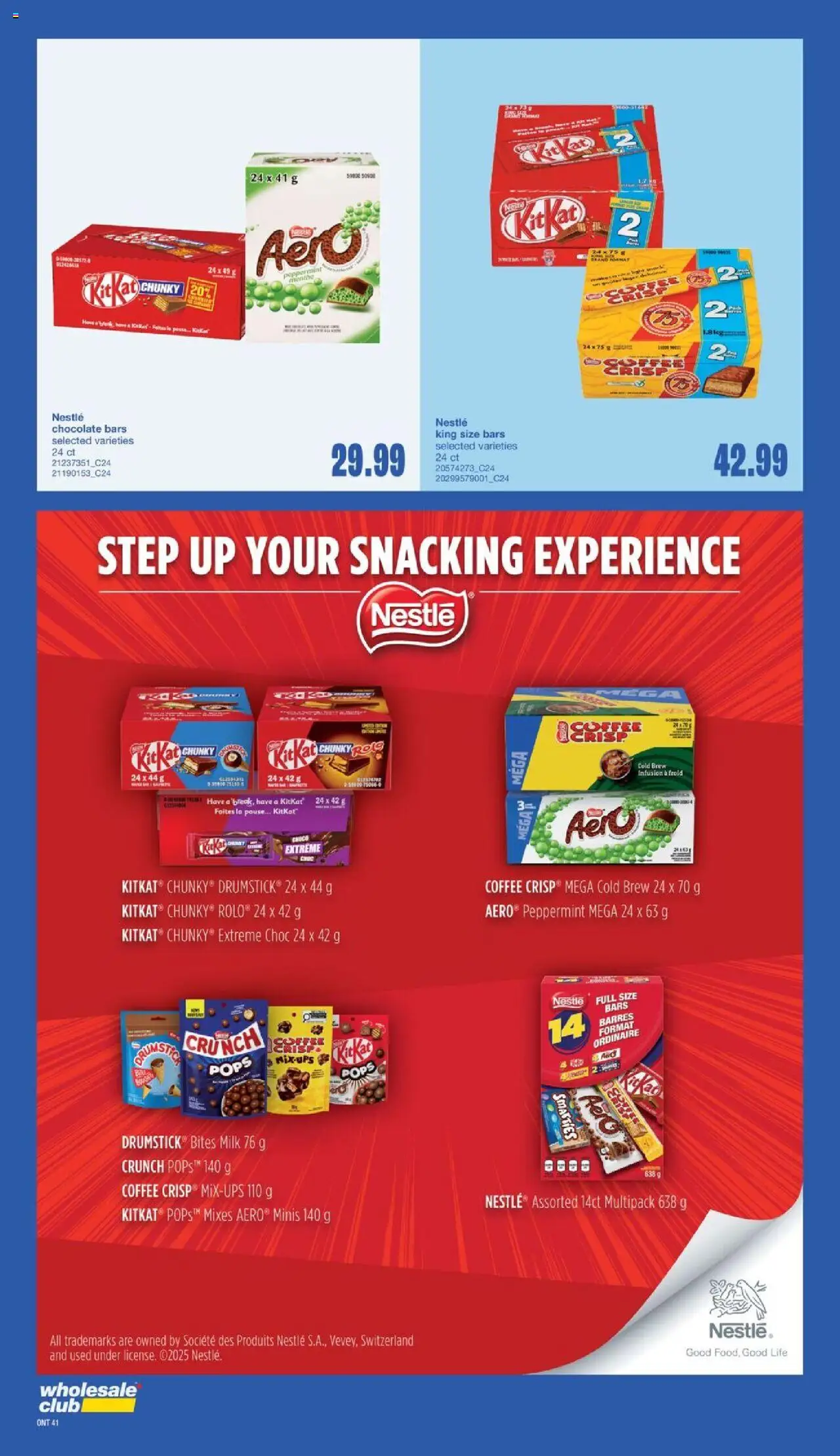 Wholesale Club flyer valid from 31.07.2025 | Page: 47 | Products: Milk, Coffee, Chocolate
