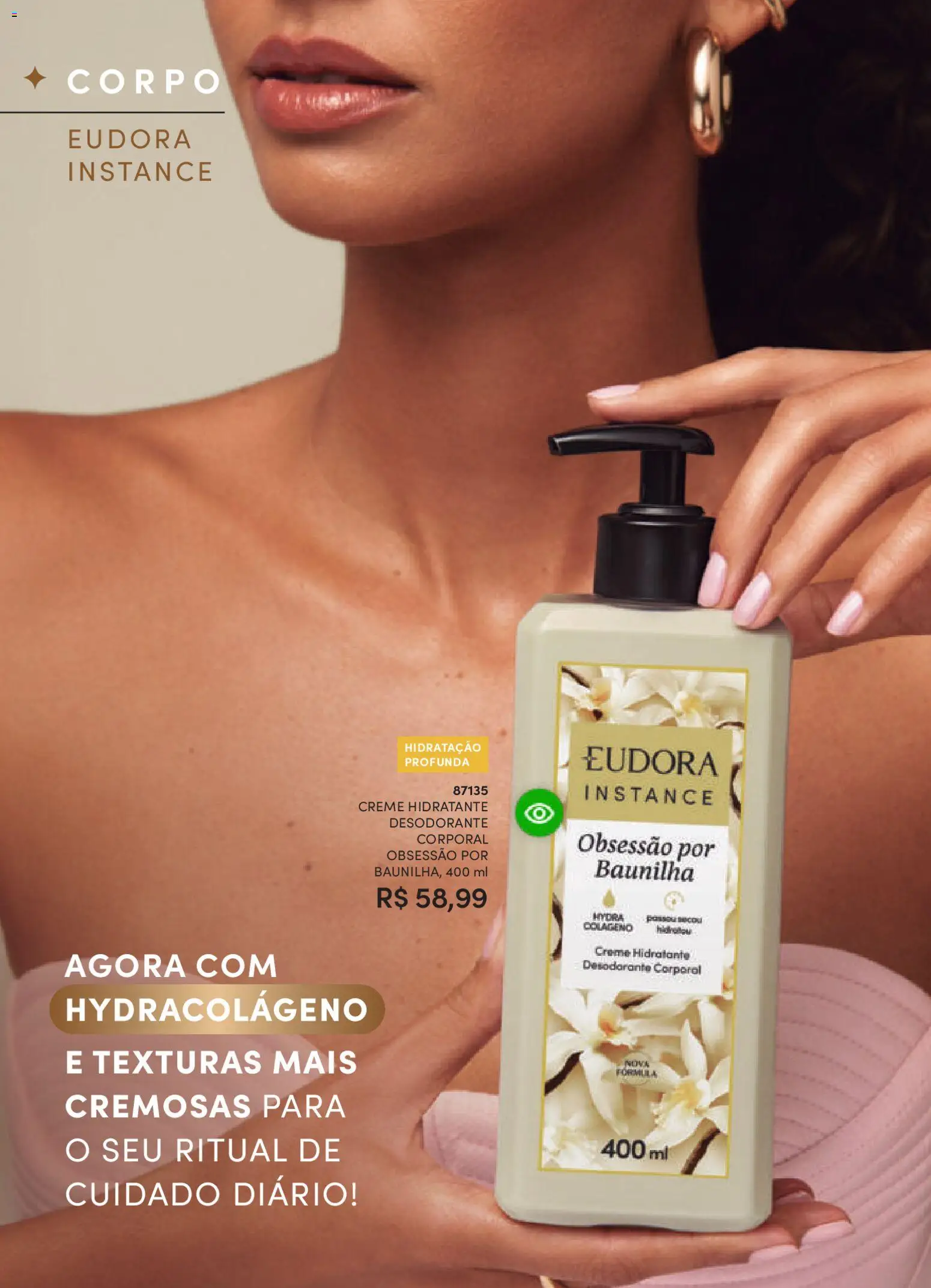 Eudora Folheto - válido de 08.01.2026 | Página: 49 | Produtos: Colágeno, Desodorante, Creme