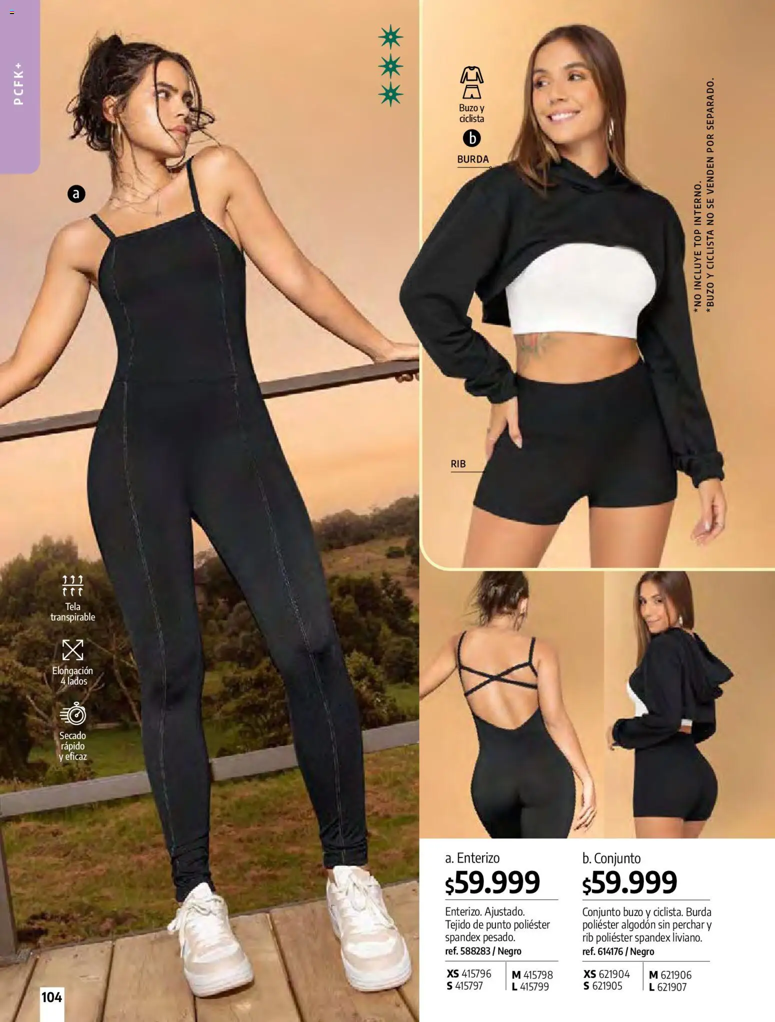 Pacifika revista - valida desde el 01.04.2026 | Página: 104 | Productos: Algodón, Top, Conjunto, Enterizo