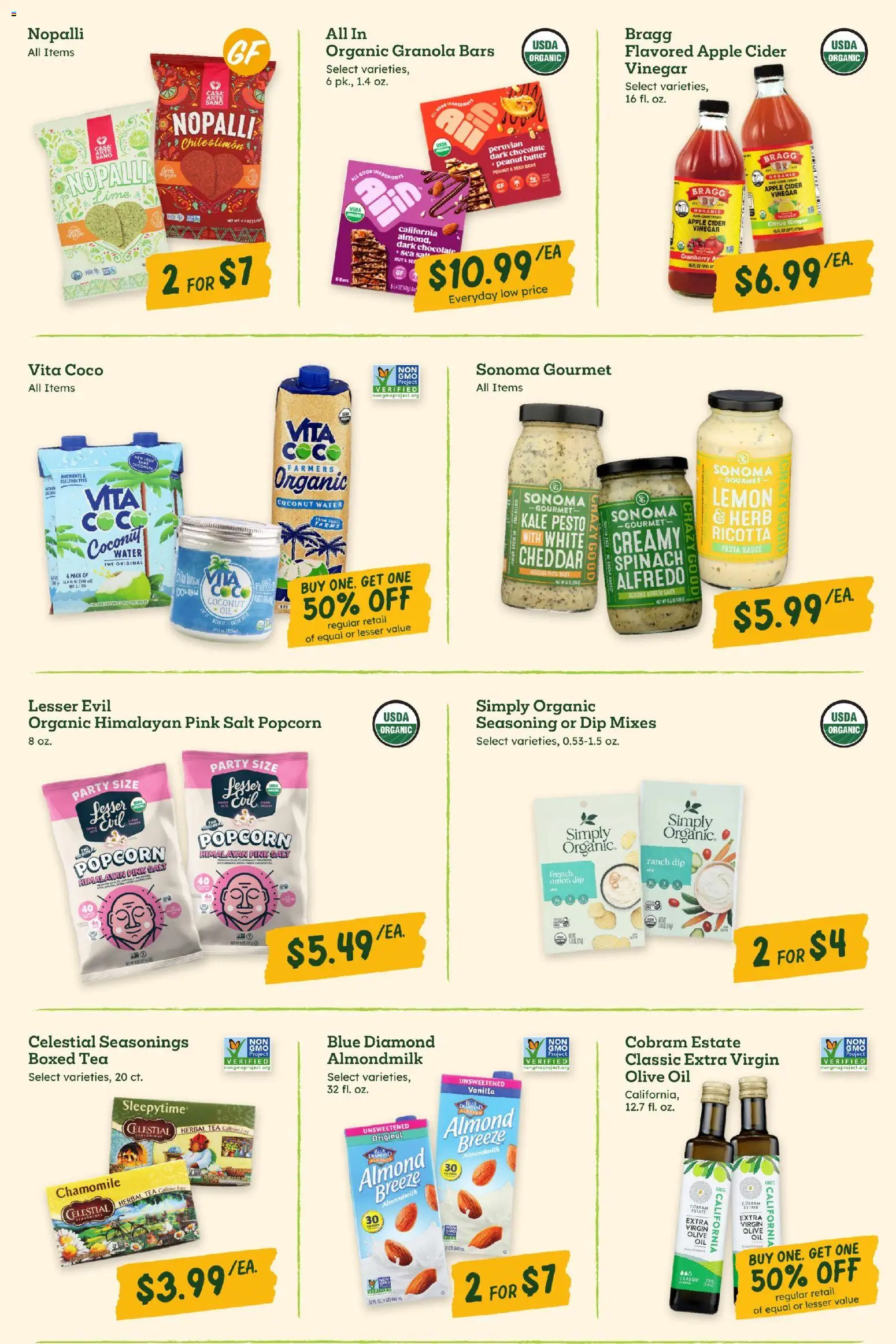 Sprouts Monthly Ad - valid from 28.01.2026 | Page: 11 | Products: Butter, Pasta, Sauce, Salt