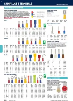 Preview of Jaycar Engineering & Scientific Catalogue 2025/2026  - valid from 09.07.2025 | Page: 284 | Products: Socket, Spade, Cable