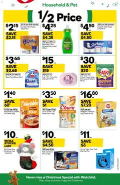 Preview of Weekly catalogue Woolworths 17/12 - valid from 17.12.2025 | Page: 47 | Products: Toilet, Duck, Chicken, Dishwasher tablets