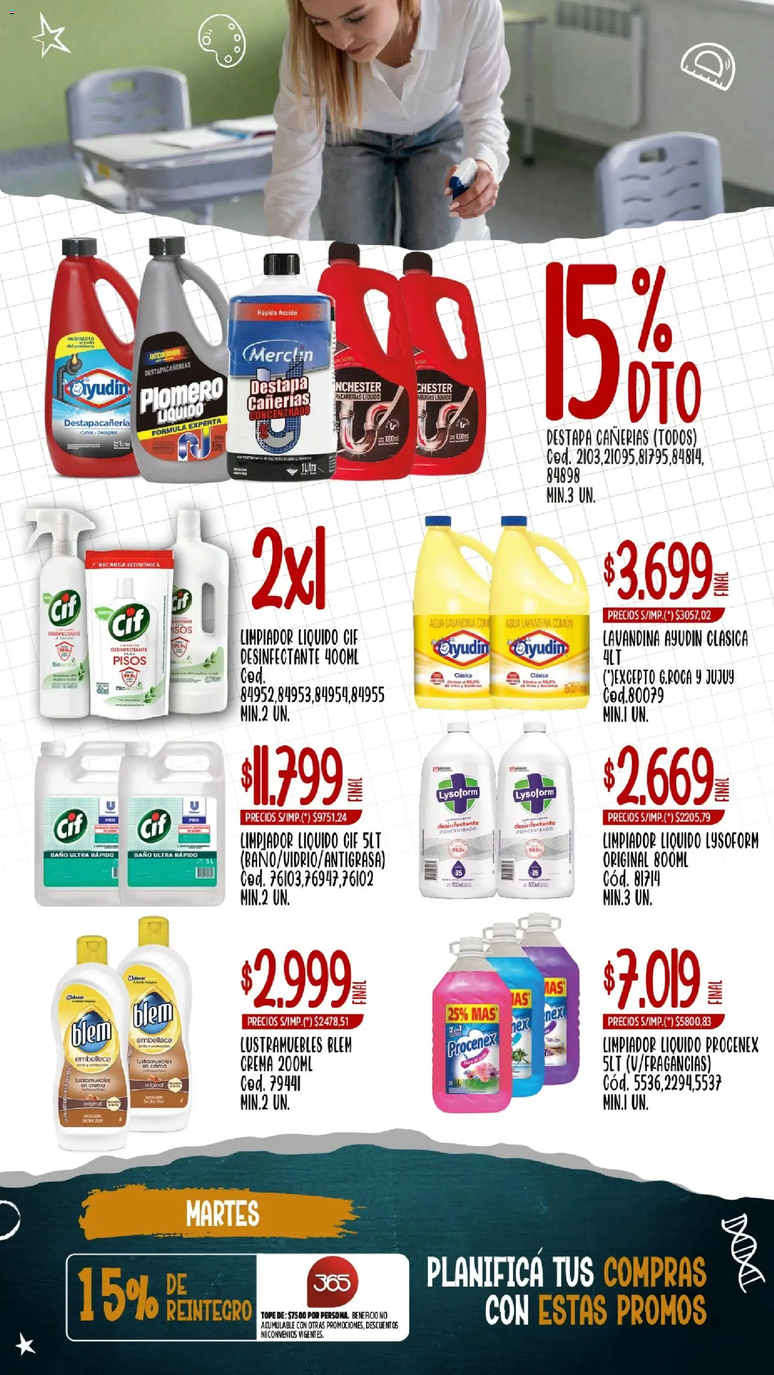 Yaguar - Volvemos al Cole  │ válido desde el 09.02.2026 | Página: 14 | Productos: Desinfectante, Lustramuebles, Agua, Limpiador