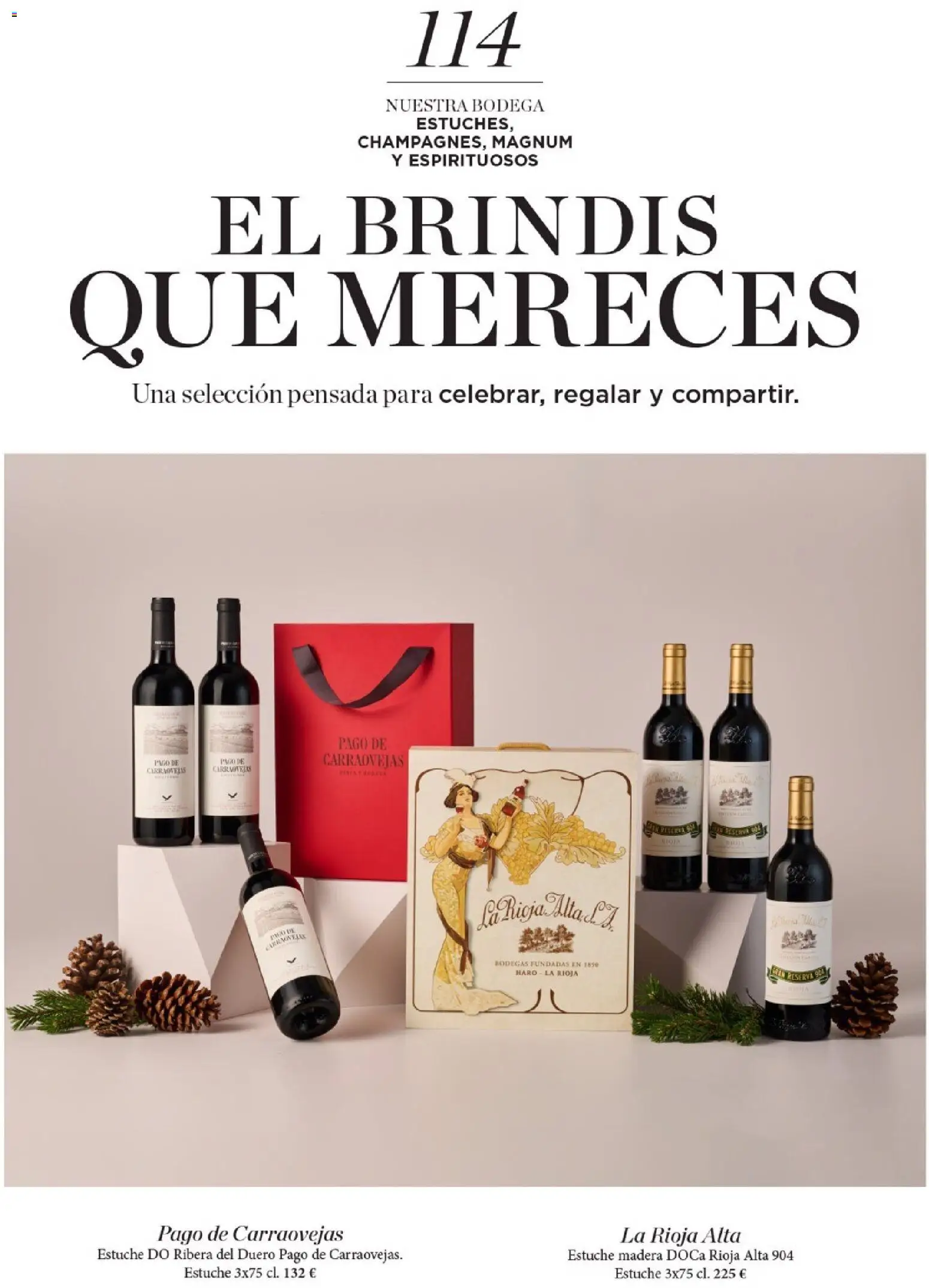 Nuevas ofertas de El Corte Inglés válidas en toda la República Mexicana desde el 19.11.2025. ¡Encuentra las mejores ofertas en El Corte Inglés catálogo El Placer De Regalar! | Página: 114 | Productos: Estuche