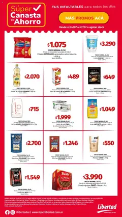 Vista previa Hipermercado Libertad - Canasta - NOA válido desde el 24.07.2025
