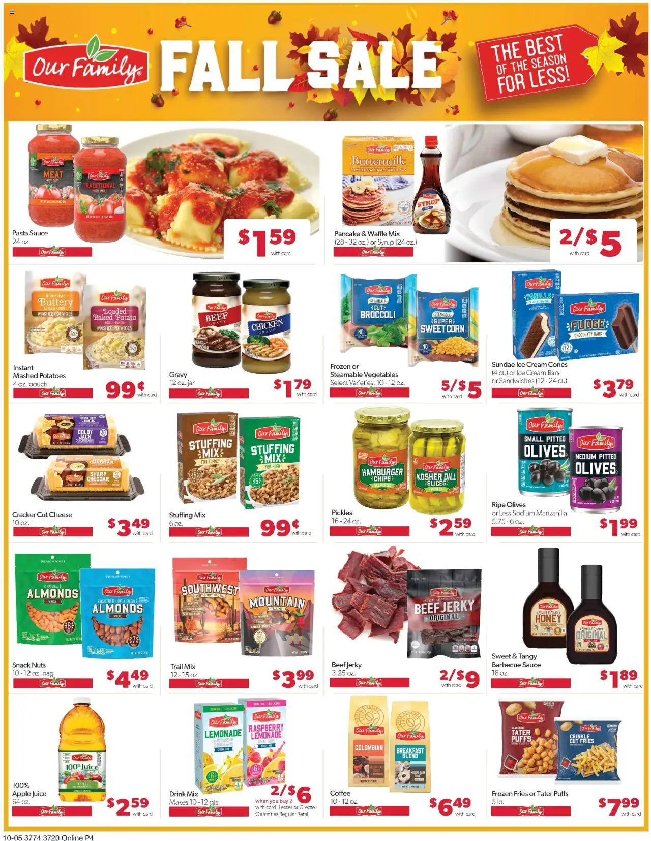 Family Fare Weekly Ad - IA - valid from 05.10.2025 | Page: 7 | Products: Coffee, Beef, Potatoes, Sauce