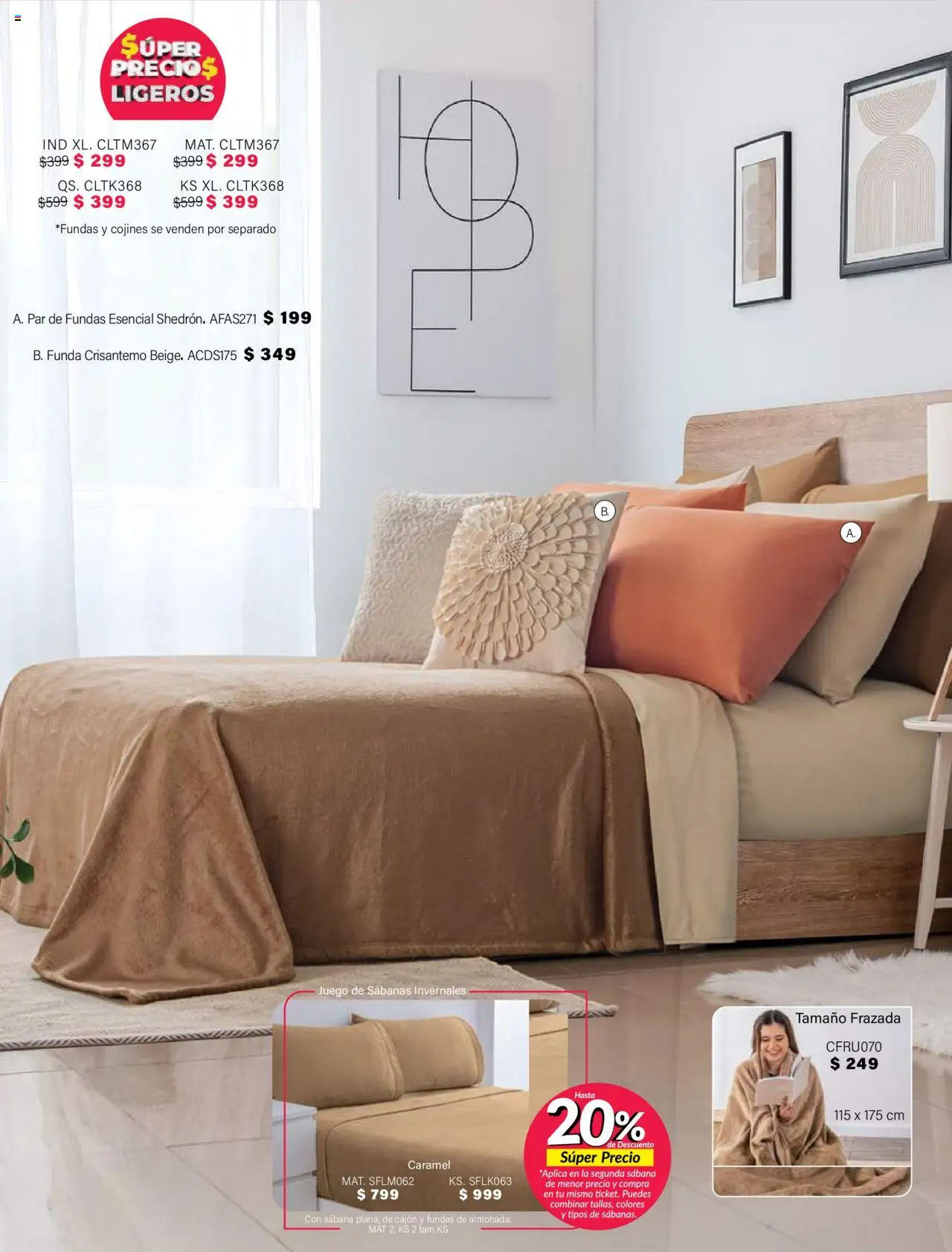 Nuevas ofertas de Colchas Concord válidas en toda la República Mexicana desde el 01.08.2025. ¡Encuentra las mejores ofertas en Colchas Concord - Catálogo! | Página: 839 | Productos: Juego, Funda, Almohada, Sabanas