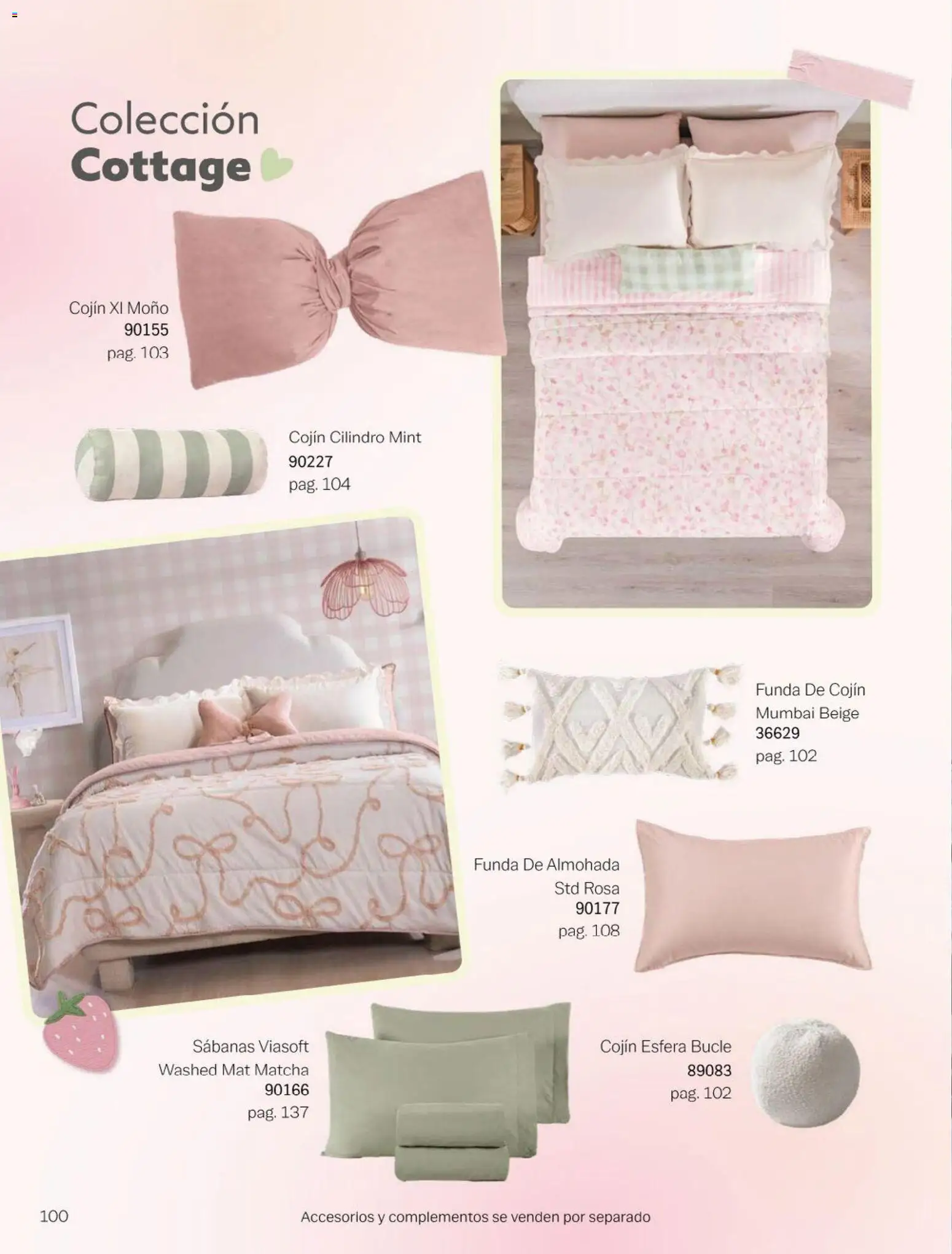 Nuevas ofertas de Vianney válidas en toda la República Mexicana desde el 23.01.2026. ¡Encuentra las mejores ofertas en Vianney catálogo Chavos! | Página: 102 | Productos: Funda, Funda de almohada, Almohada, Moño