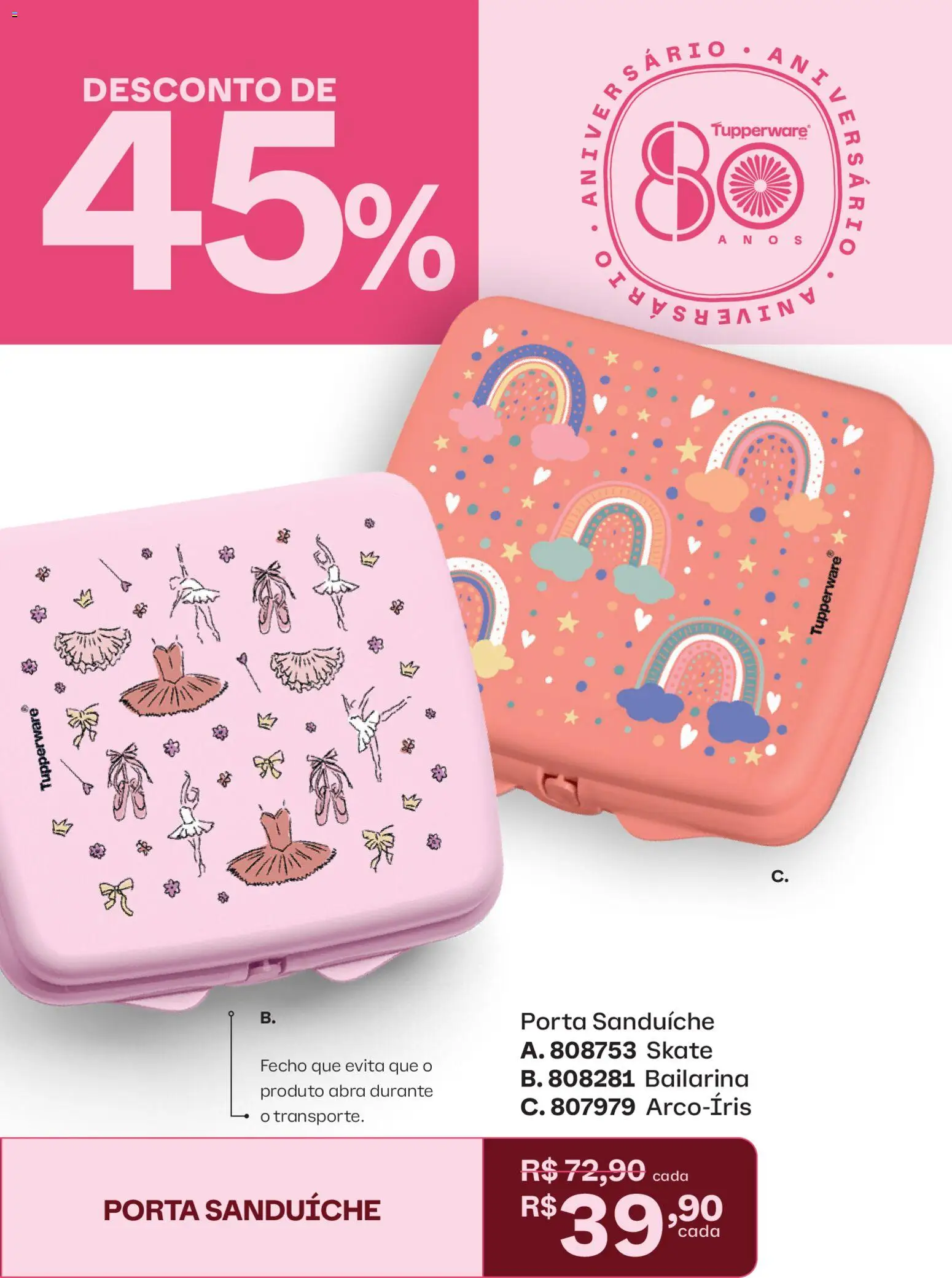 Tupperware Folheto - válido de 01.05.2026 | Página: 81 | Produtos: Skate, Porta, Sanduíche