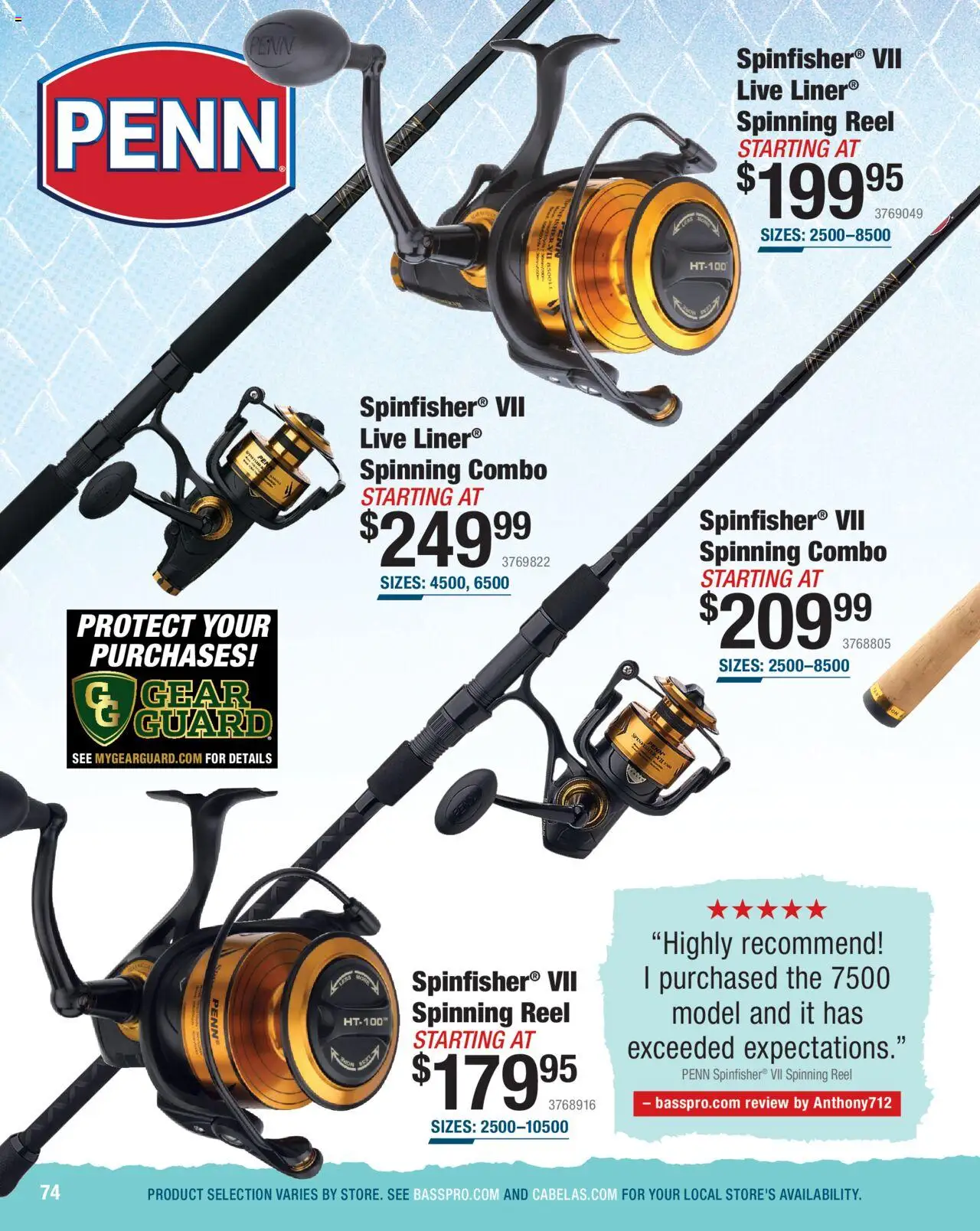 Cabela's Saltwater Specialist 25 - valid from 01.01.2025 | Page: 74