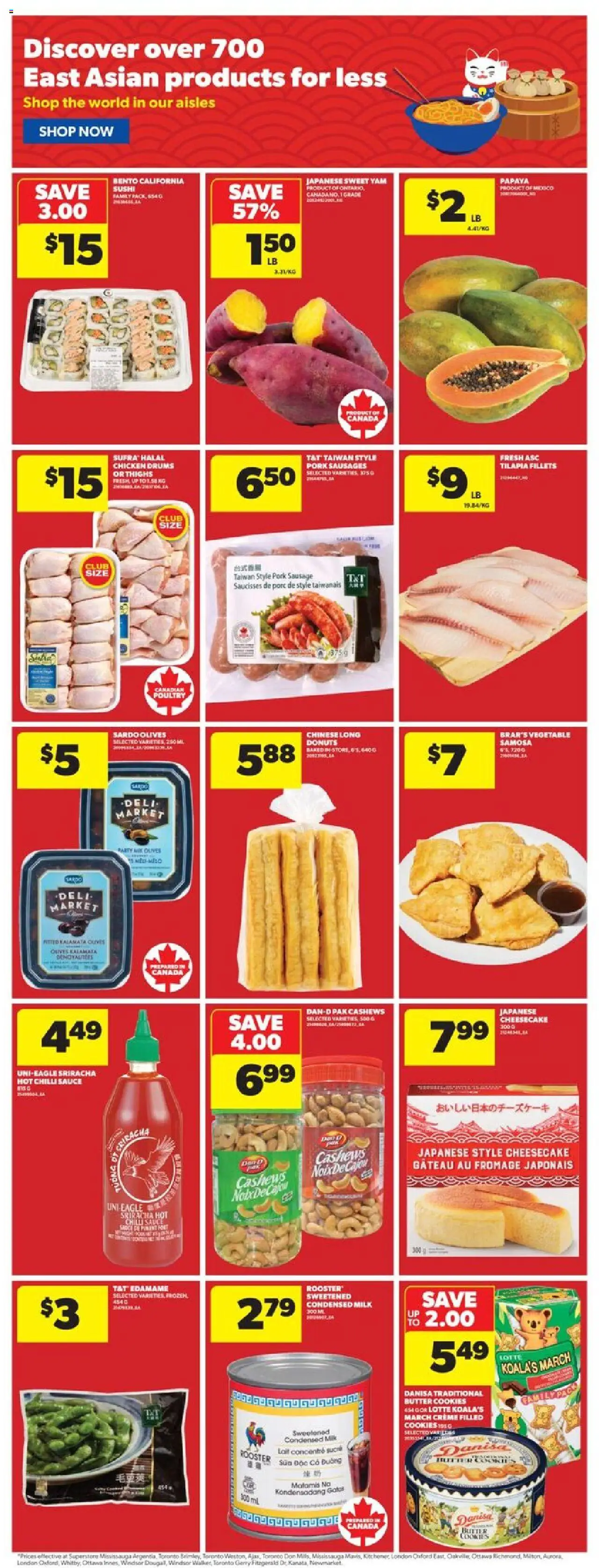 Real Canadian Superstore flyer valid from 09.10.2025 | Page: 15 | Products: Cookies, Butter, Chicken, Pork