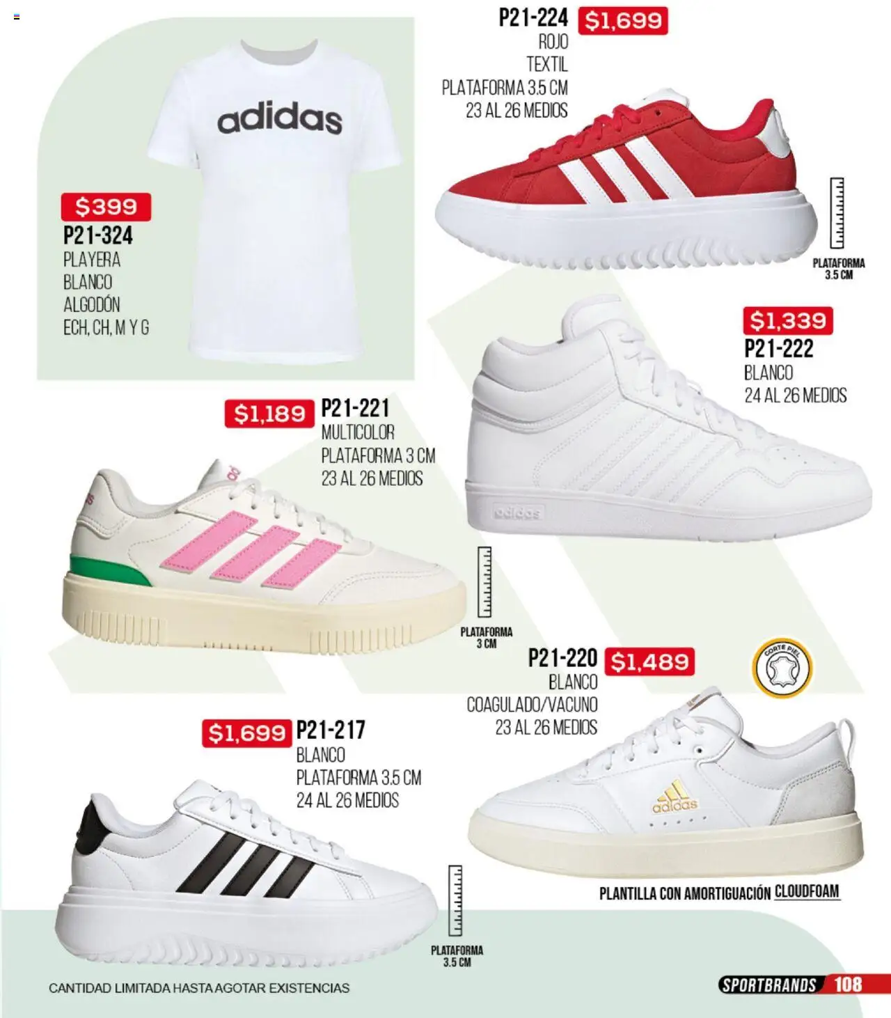 Nuevas ofertas de Cklass válidas en toda la República Mexicana desde el 09.09.2025. ¡Encuentra las mejores ofertas en Cklass - Catálogo Liquidacion Calzado! | Página: 109 | Productos: Algodón, Playera