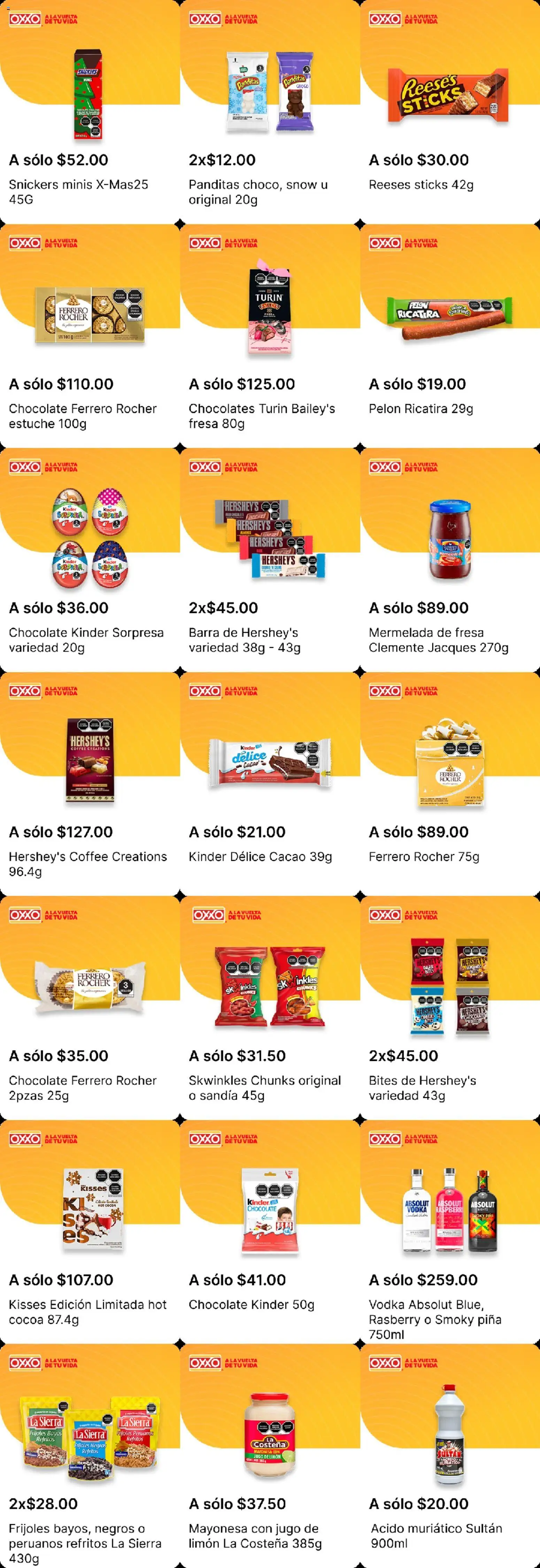 Nuevas ofertas de OXXO válidas en toda la República Mexicana desde el 06.11.2025. ¡Encuentra las mejores ofertas en OXXO folleto! | Página: 2 | Productos: Sandía, Limón, Chocolate, Piña