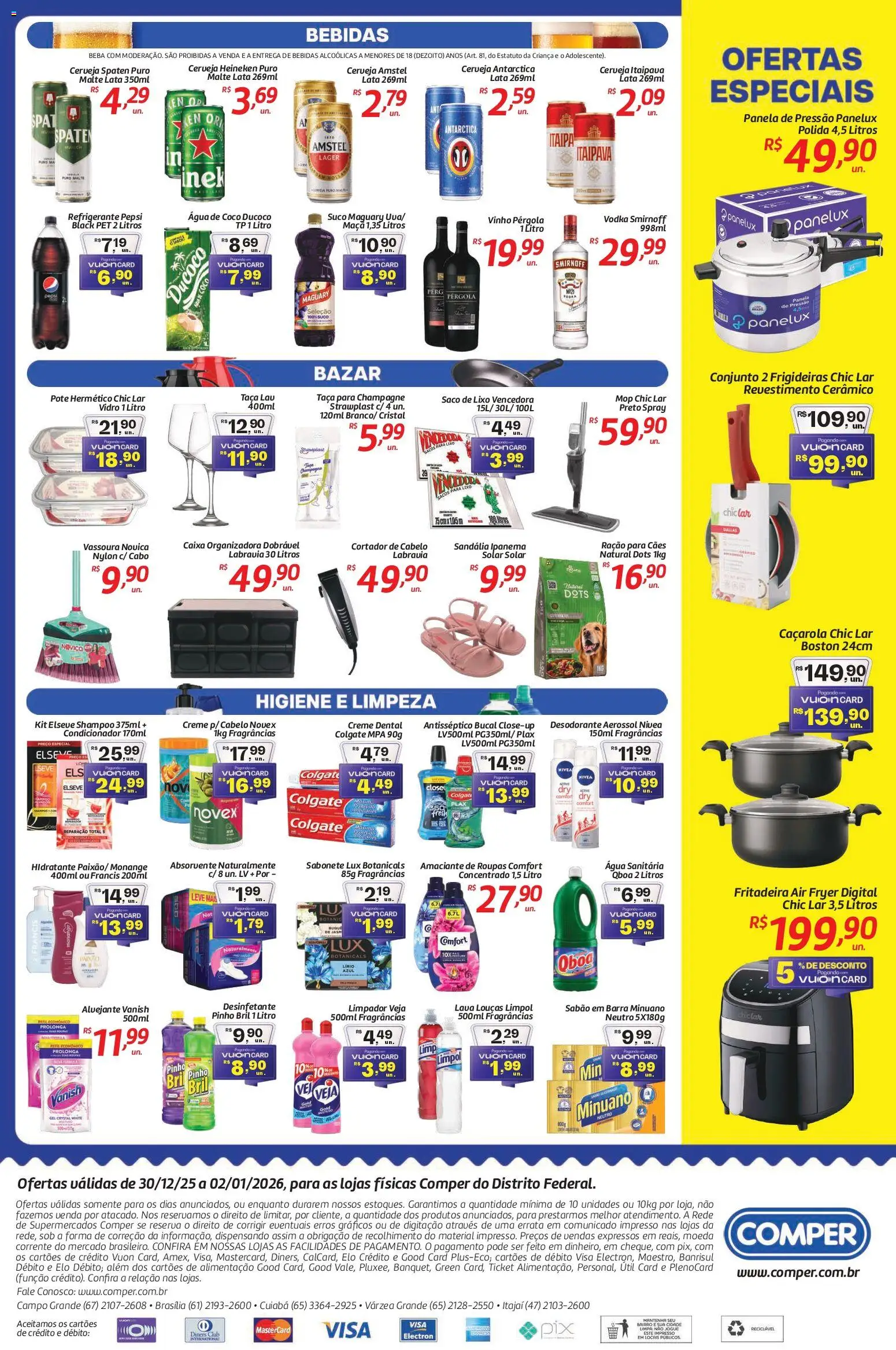 Comper Folheto - válido de 30.12.2025 | Página: 4 | Produtos: Suco, Sabonete, Creme dental, Absorvente