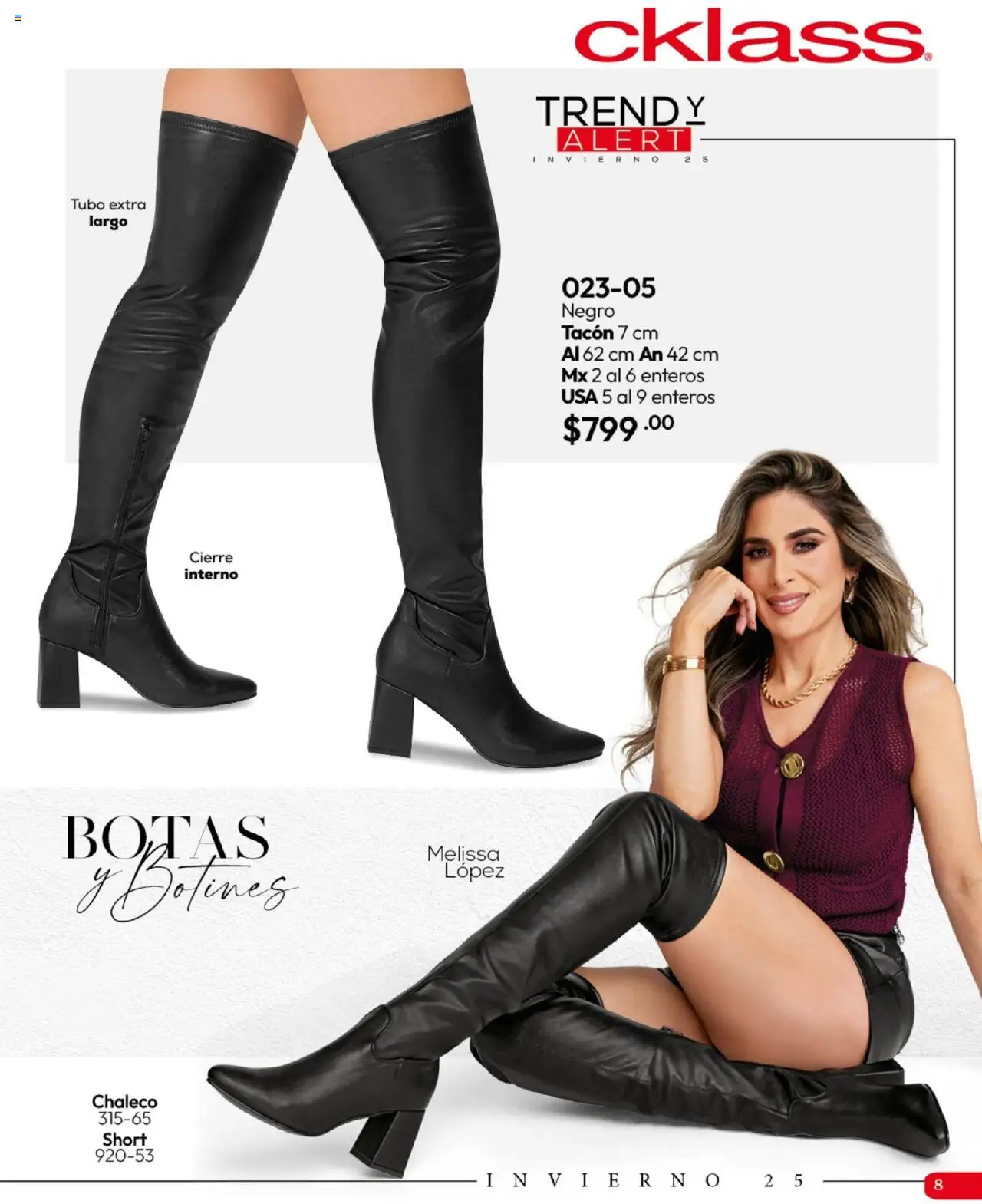 Nuevas ofertas de Cklass válidas en toda la República Mexicana desde el 16.09.2025. ¡Encuentra las mejores ofertas en Cklass - Catálogo Invierno! | Página: 164 | Productos: Chaleco, Botas, Short, Botines