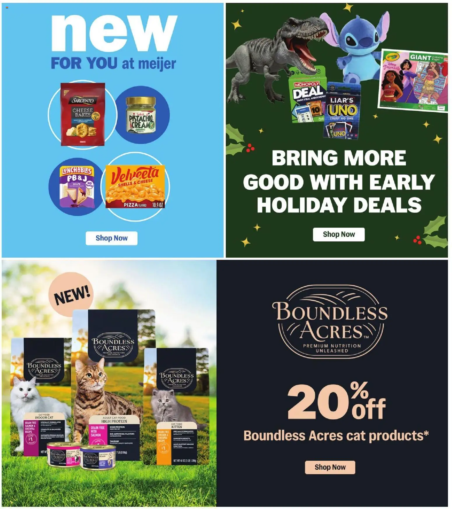 Meijer Weekly Ad - MI - valid from 29.10.2025 | Page: 39 | Products: Cat Food, Cheese, Pizza, Cream