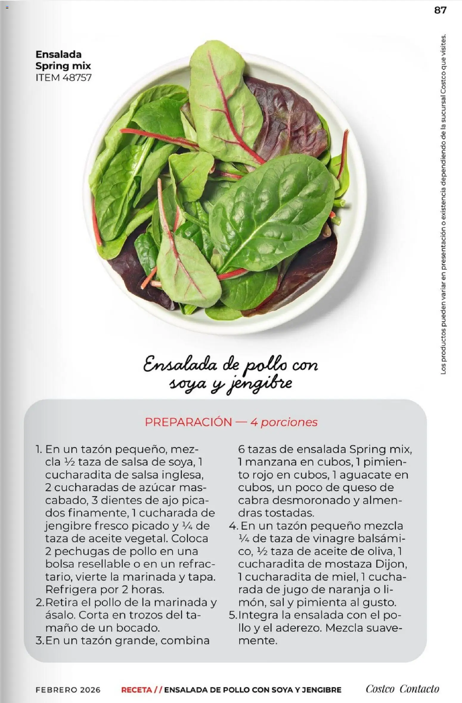 Nuevas ofertas de Costco válidas en toda la República Mexicana desde el 01.02.2026. ¡Encuentra las mejores ofertas en Costco Revista Febrero ! | Página: 87