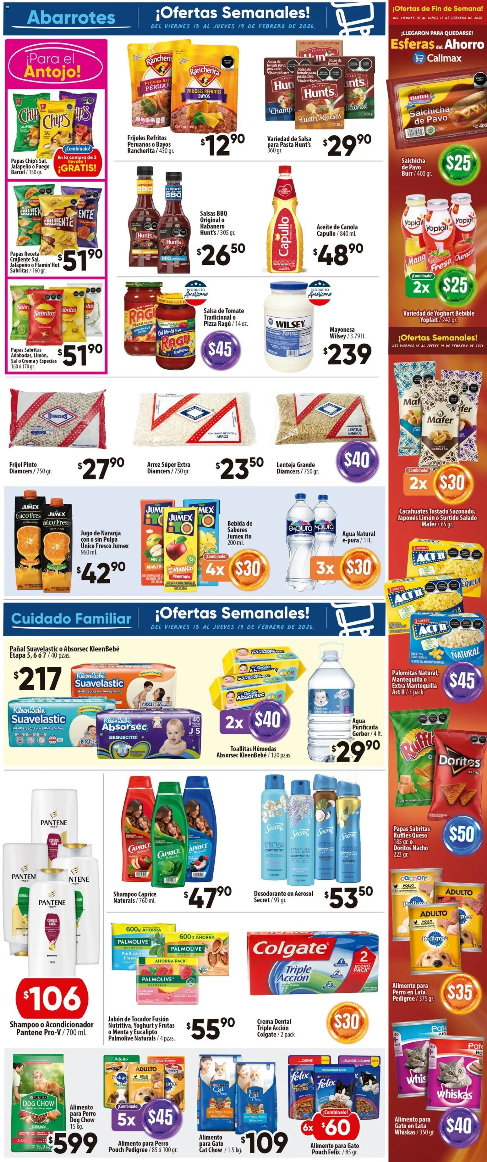 Nuevas ofertas de Calimax válidas en toda la República Mexicana desde el 13.02.2026. ¡Encuentra las mejores ofertas en Calimax folleto Ensenada! | Página: 5 | Productos: Mayonesa, Queso, Arroz, Salsa de tomate