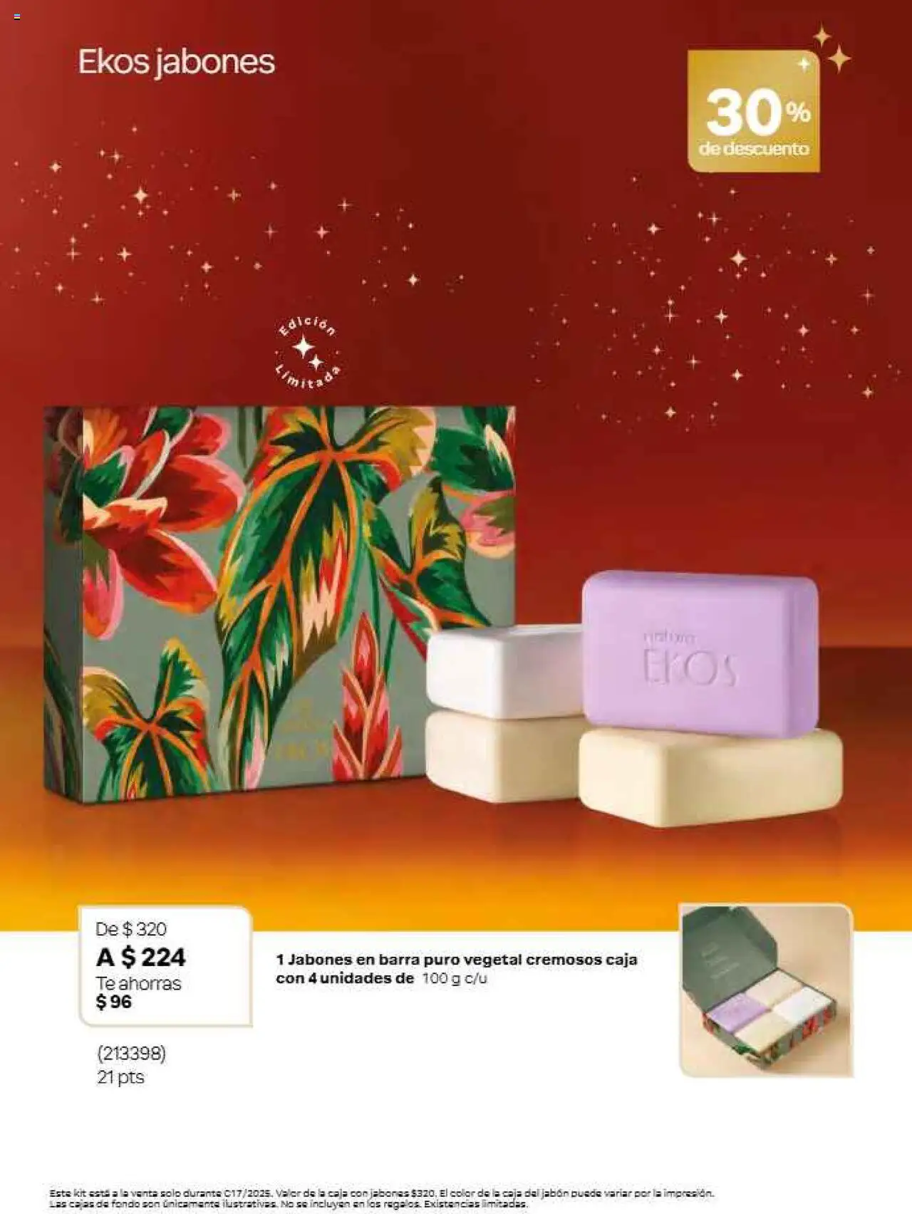 Nuevas ofertas de Natura válidas en toda la República Mexicana desde el 22.11.2025. ¡Encuentra las mejores ofertas en Natura campaña 17 2025! | Página: 40 | Productos: Barra, Té, Caja, Jabón