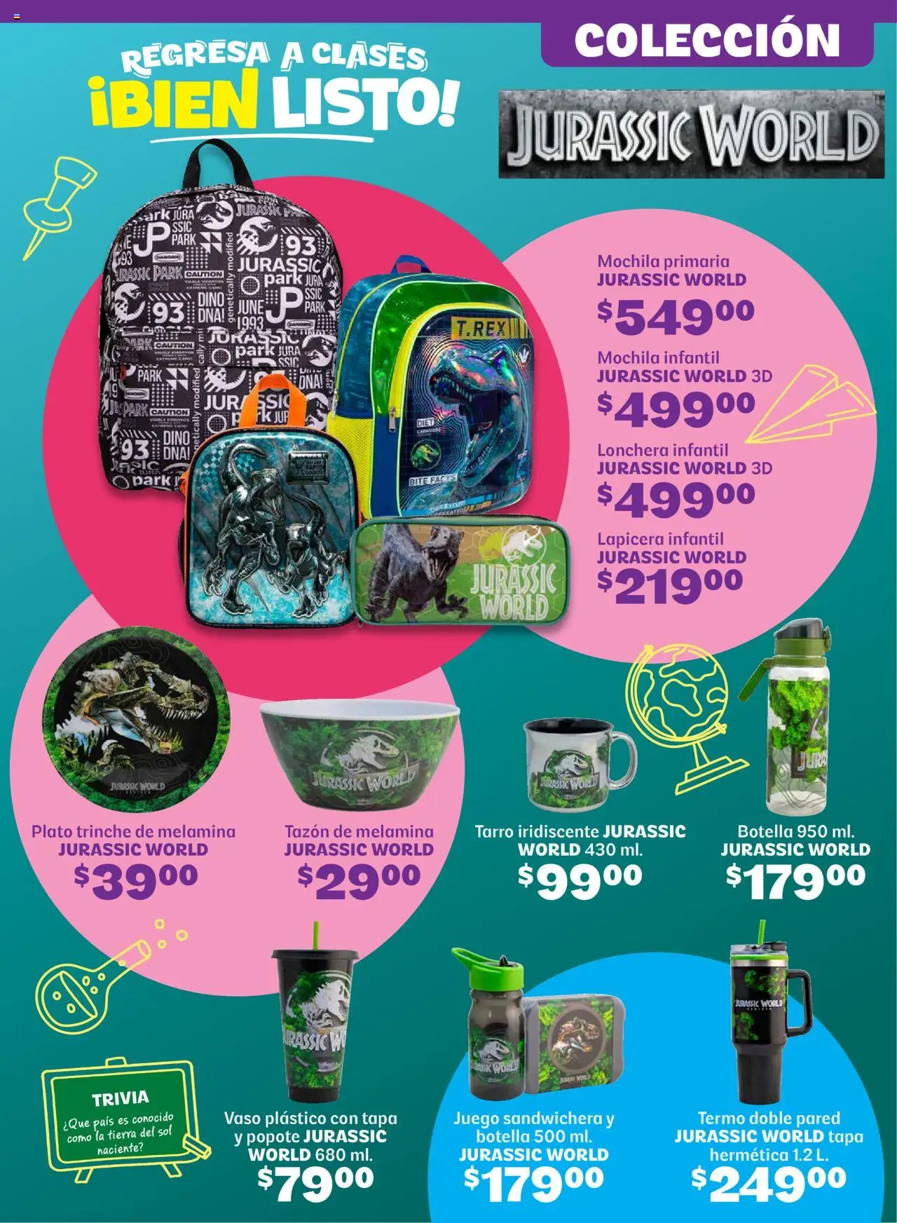 Nuevas ofertas de Soriana válidas en toda la República Mexicana desde el 14.08.2025. ¡Encuentra las mejores ofertas en Soriana - Regresa a clases bien listo Súper Nacional! | Página: 25 | Productos: Sandwichera, Mochila, Juego, Botella