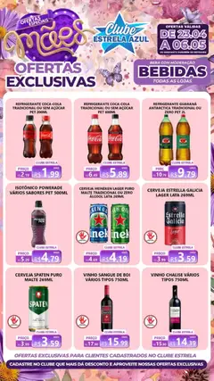 Estrela Azul ofertas Clube Bebidas - Pré-Visualização do folheto da loja Estrela Azul, válido de 23.04.2026