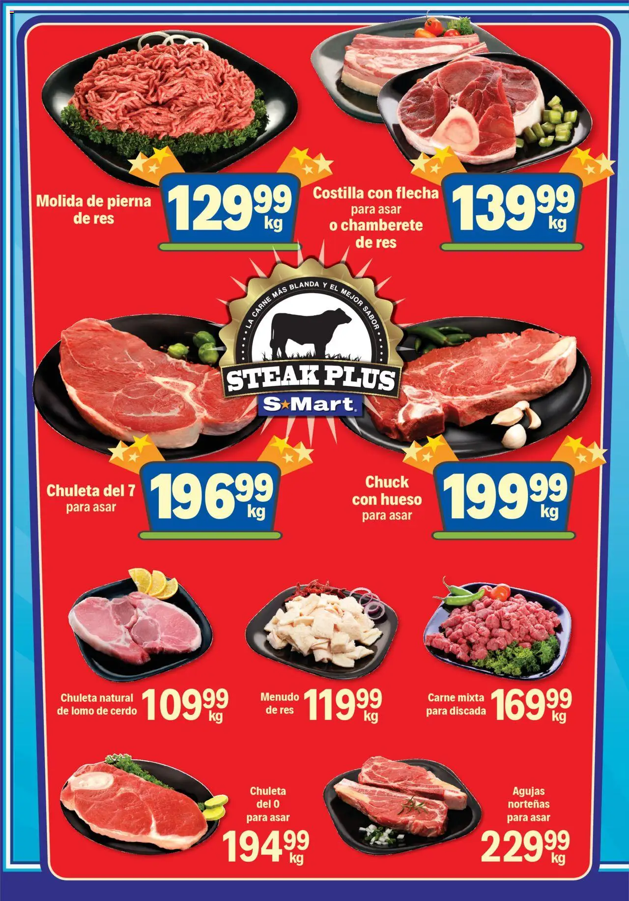 Nuevas ofertas de S-Mart válidas en toda la República Mexicana desde el 17.10.2025. ¡Encuentra las mejores ofertas en S-Mart folleto Juárez! | Página: 1 | Productos: Huevo, Huevos, Cerdo, Papel higiénico