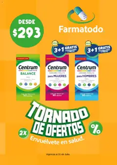 Vista previa de Farmacias Unión - Catálogo, nuevo folleto de la tienda, válido en México a partir del 18.07.2025
