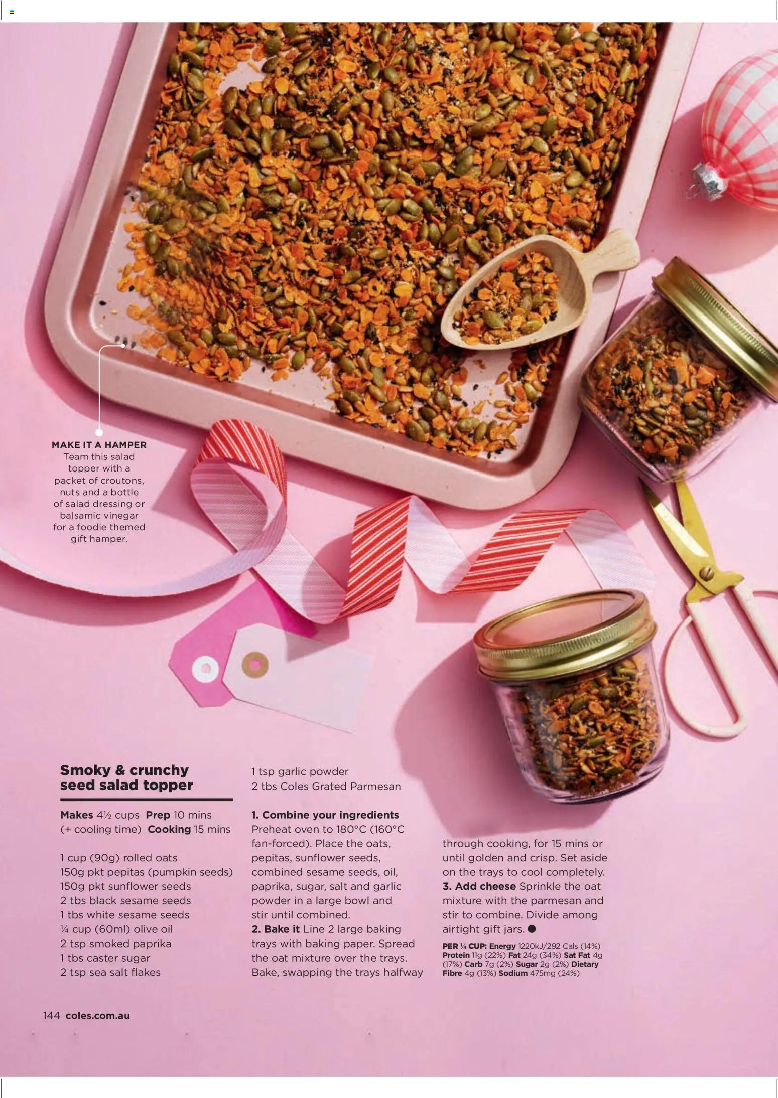 Coles catalogue - valid from 06.11.2025 | Page: 144 | Products: Cheese, Oil, Oats, Paprika