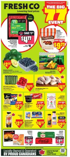 Preview of FreshCo weekly flyer / circulaire from shop FreshCo valid from 13.11.2025