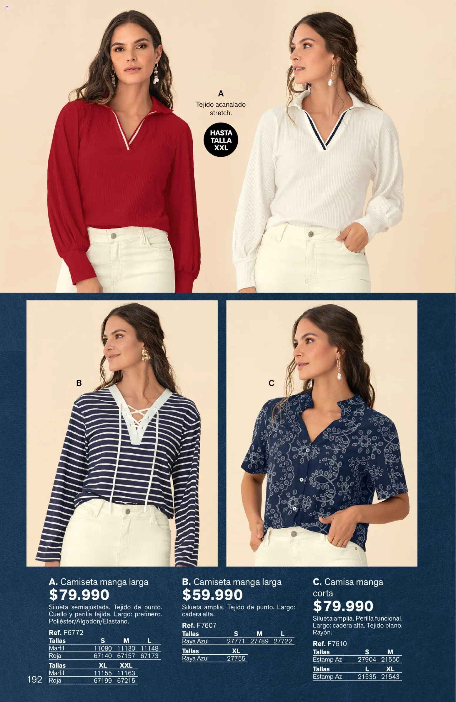 Leonisa revista - valida desde el 03.04.2026 | Página: 192 | Productos: Camiseta, Cuello, Camisa