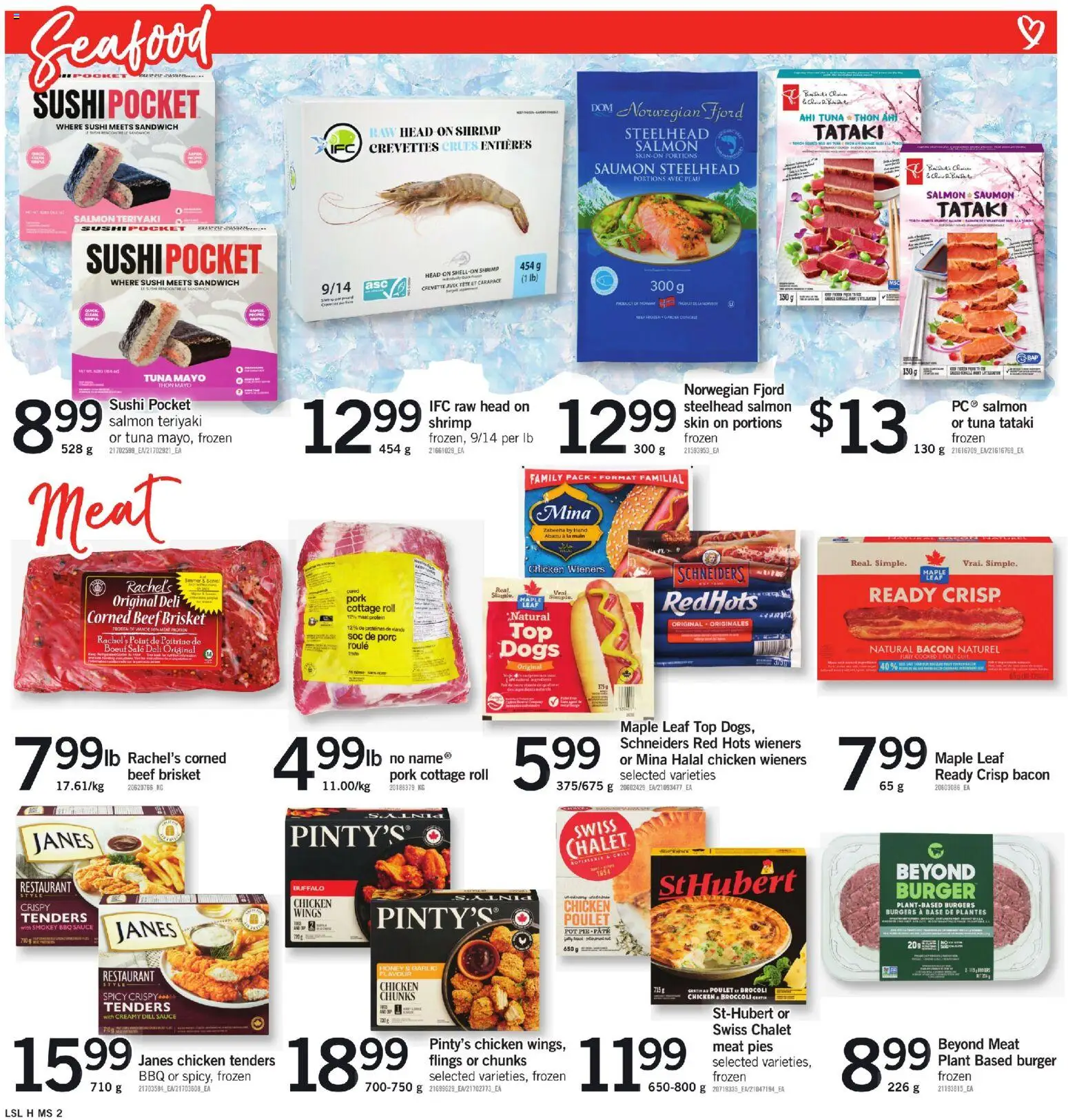 Loblaws flyer valid from 19.03.2026 | Page: 7 | Products: Beef, Chicken wings, Chicken, Pork