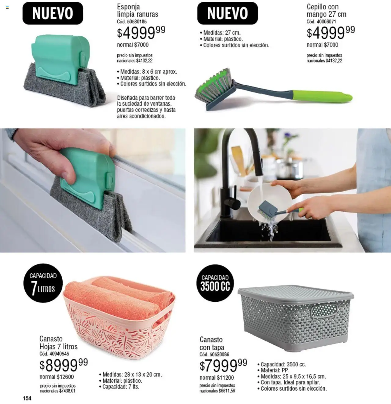 Millanel - Catálogo │ válido desde el 20.10.2025 | Página: 154 | Productos: Cepillo, Esponja, Mango