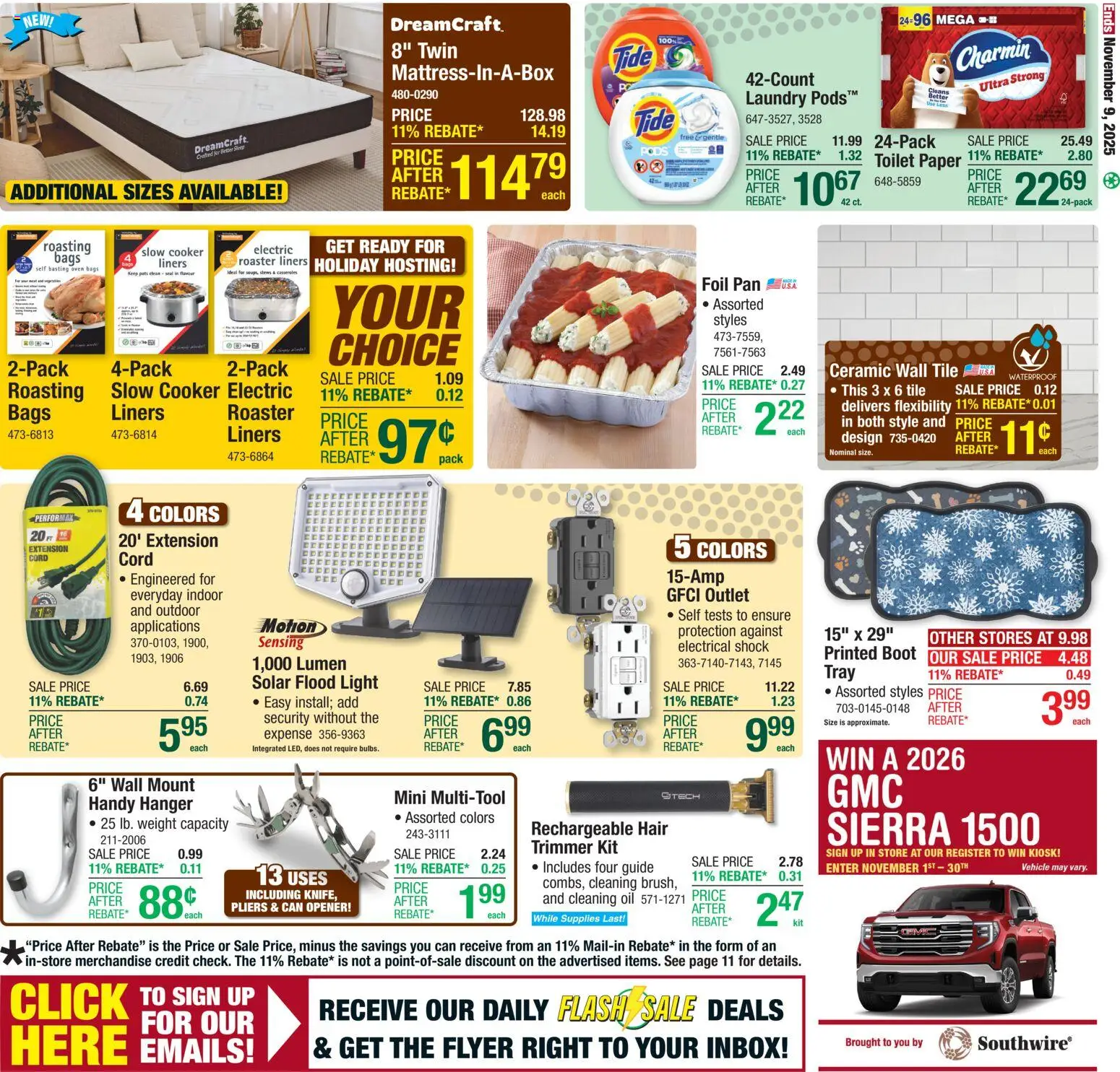 Menards Weekly Ad - valid from 29.10.2025 | Page: 20 | Products: Cooker, Opener, Pan, Oil