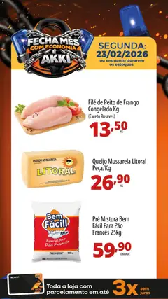 Akki Atacadista - Ofertas do Dia - Pré-Visualização do folheto da loja Akki Atacadista, válido de 23.02.2026