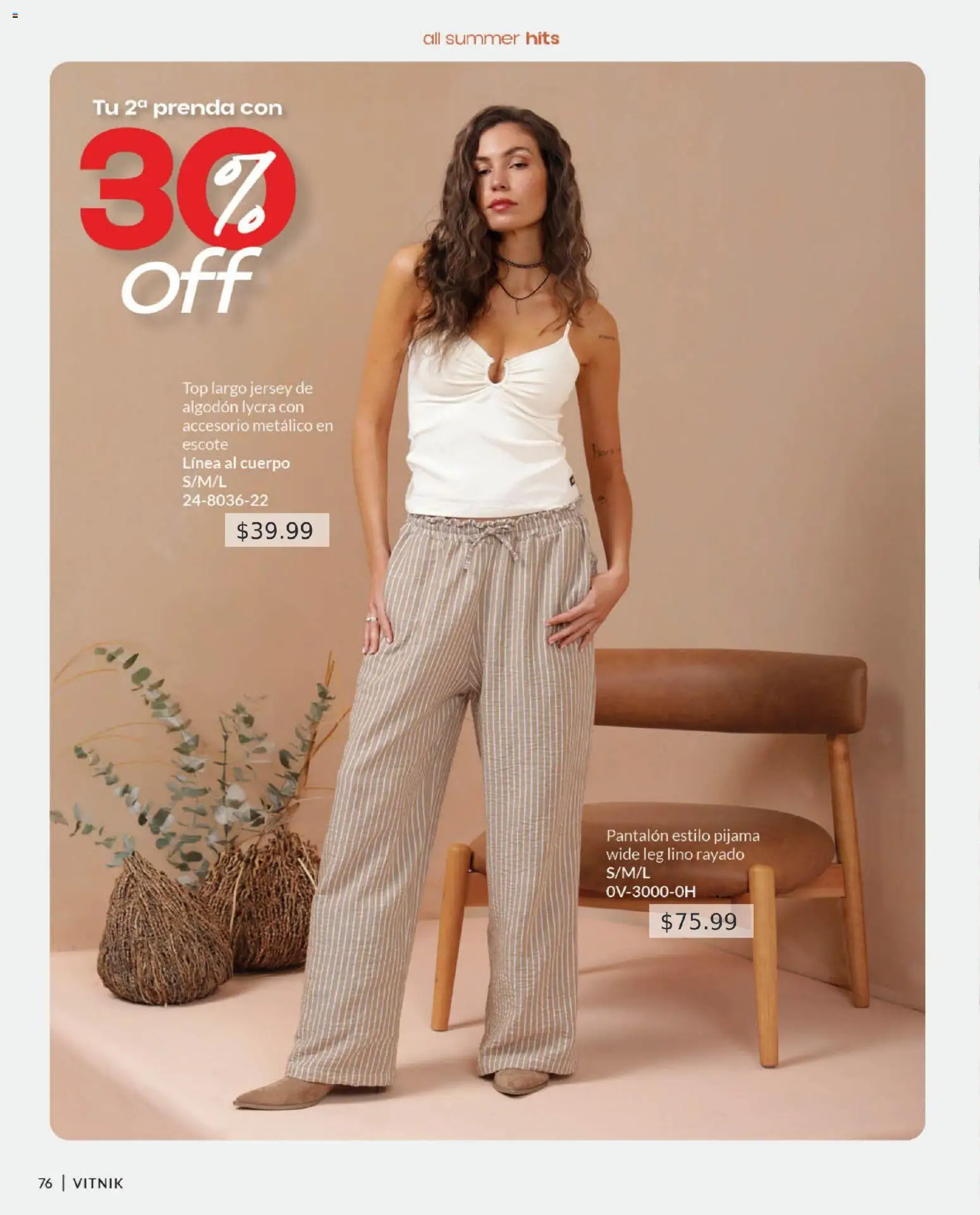 Vitnik - Folleto │ válido desde el 01.01.2026 | Página: 76 | Productos: Algodón, Top, Pijama