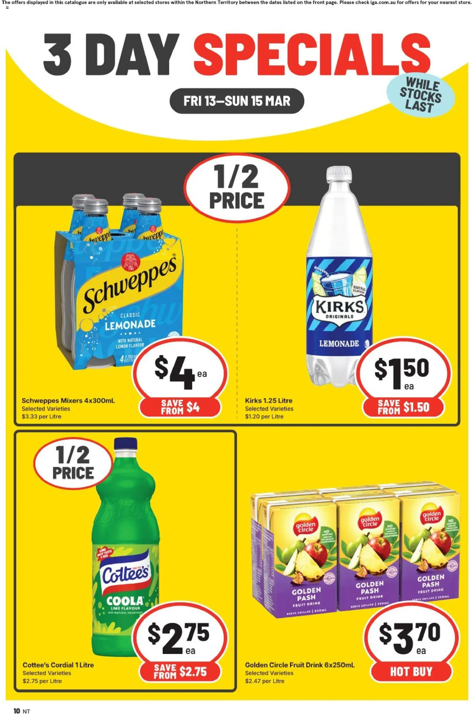 IGA catalogue - valid from 13.03.2026 | Page: 2 | Products: Lemon, Lime