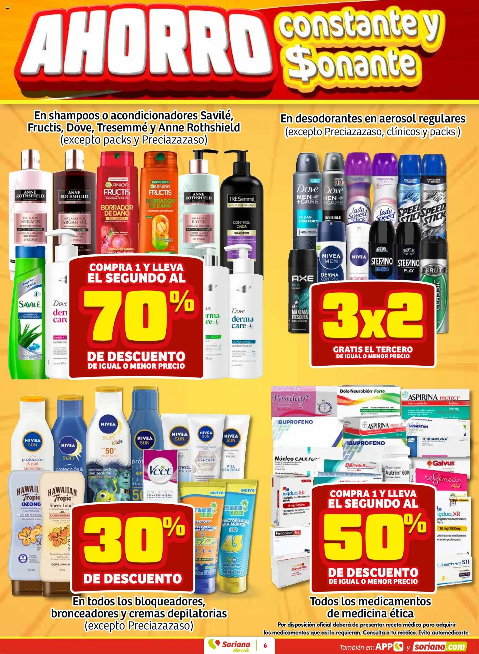 Nuevas ofertas de Soriana válidas en toda la República Mexicana desde el 12.03.2026. ¡Encuentra las mejores ofertas en Soriana - Fin de Semana Mercado: Nuevo León! | Página: 6 | Productos: Tableta