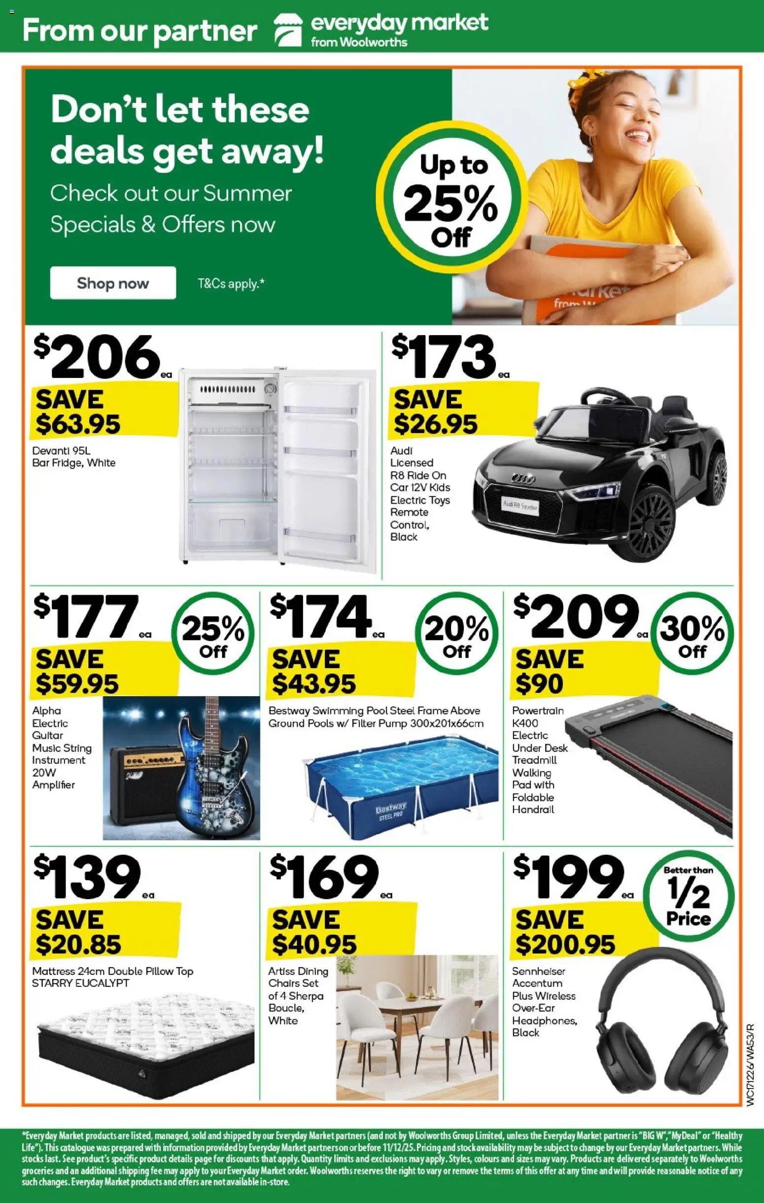 Woolworths catalogue - valid from 17.12.2025 | Page: 53 | Products: Desk, Amplifier, Mattress, Pillow