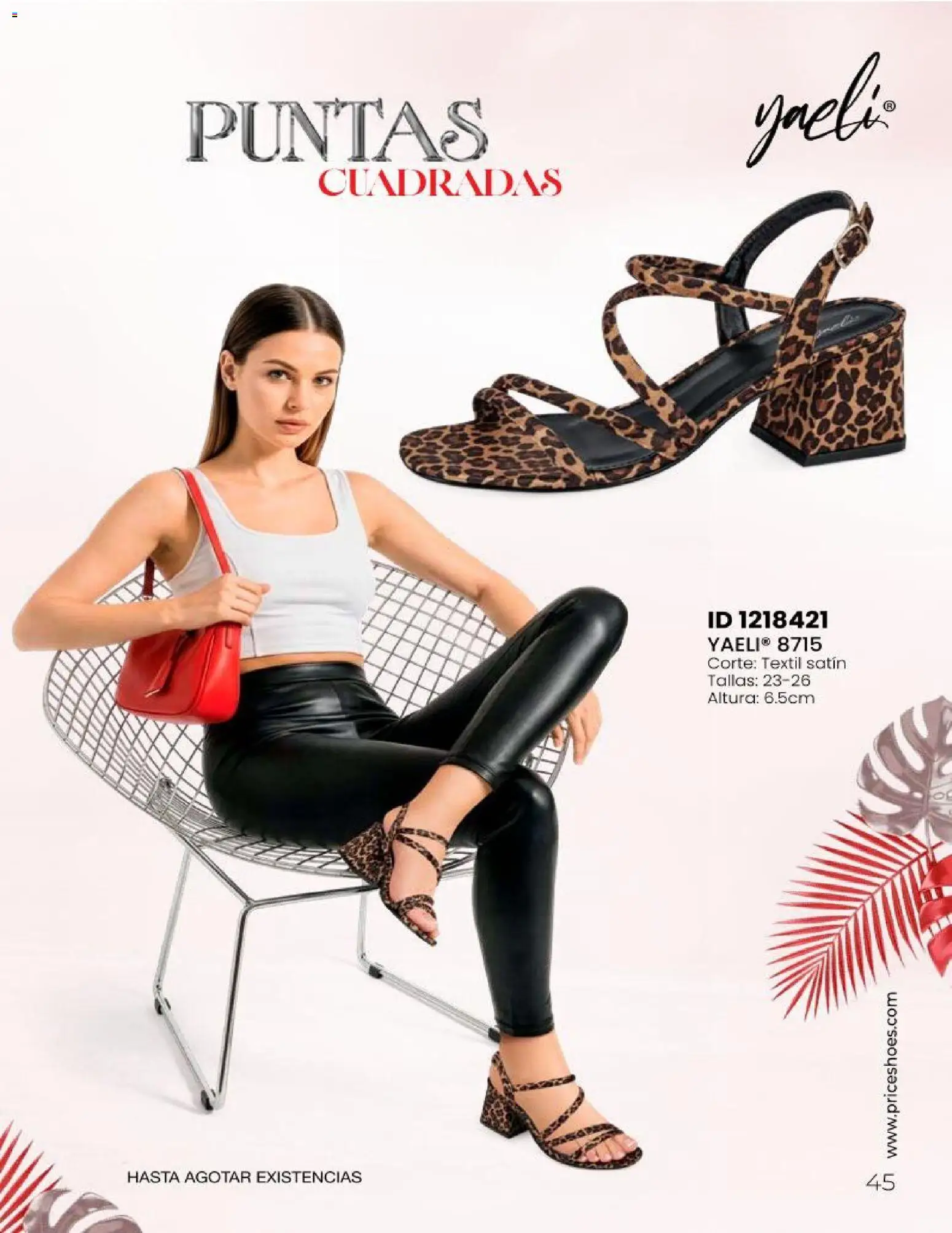 Nuevas ofertas de Price Shoes válidas en toda la República Mexicana desde el 23.04.2026. ¡Encuentra las mejores ofertas en Price Shoes catálogo Sandalias Fiesta & Vestir! | Página: 45