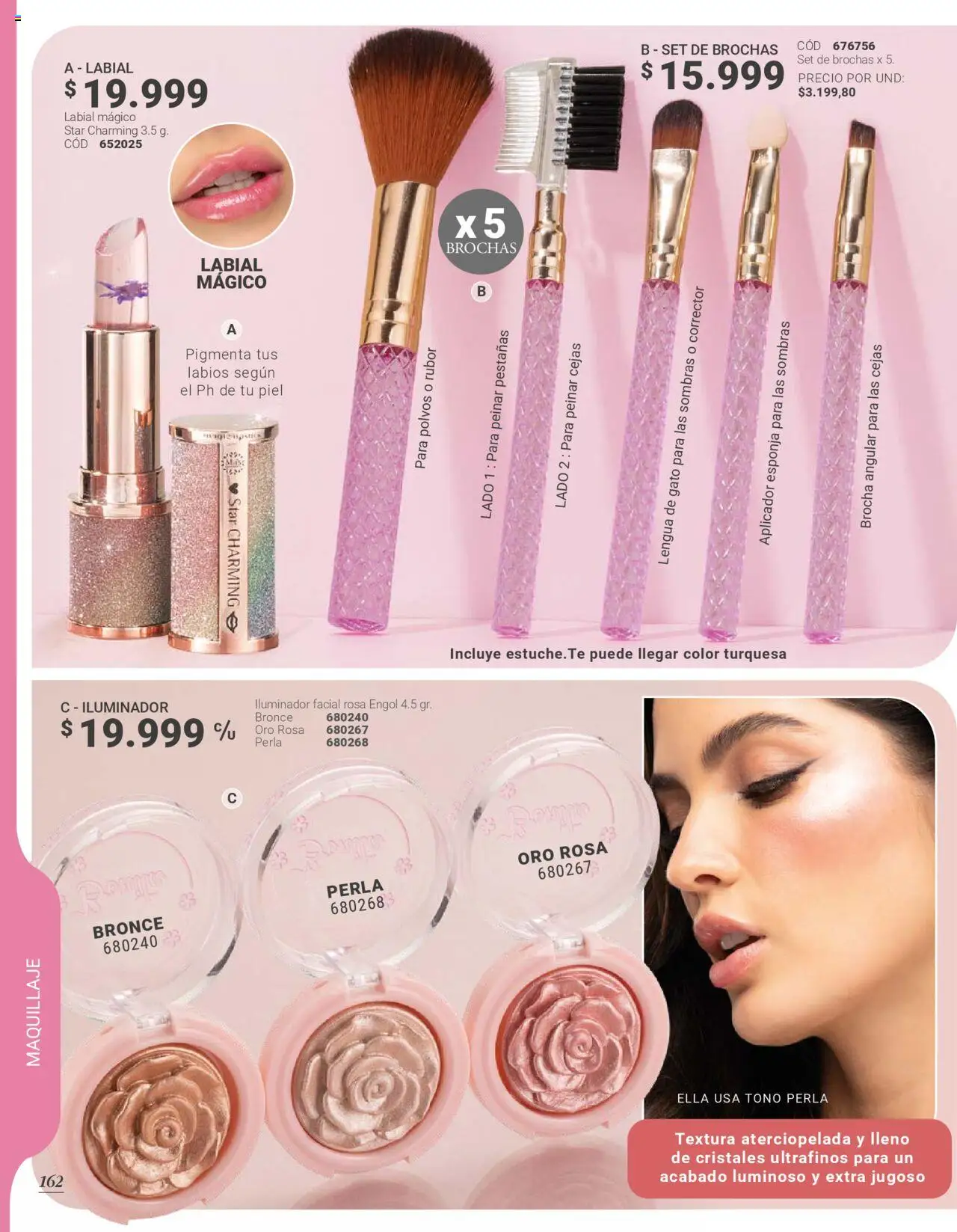 Carmel revista - valida desde el 08.09.2025 | Página: 164 | Productos: Té, Esponja, Maquillaje, Corrector