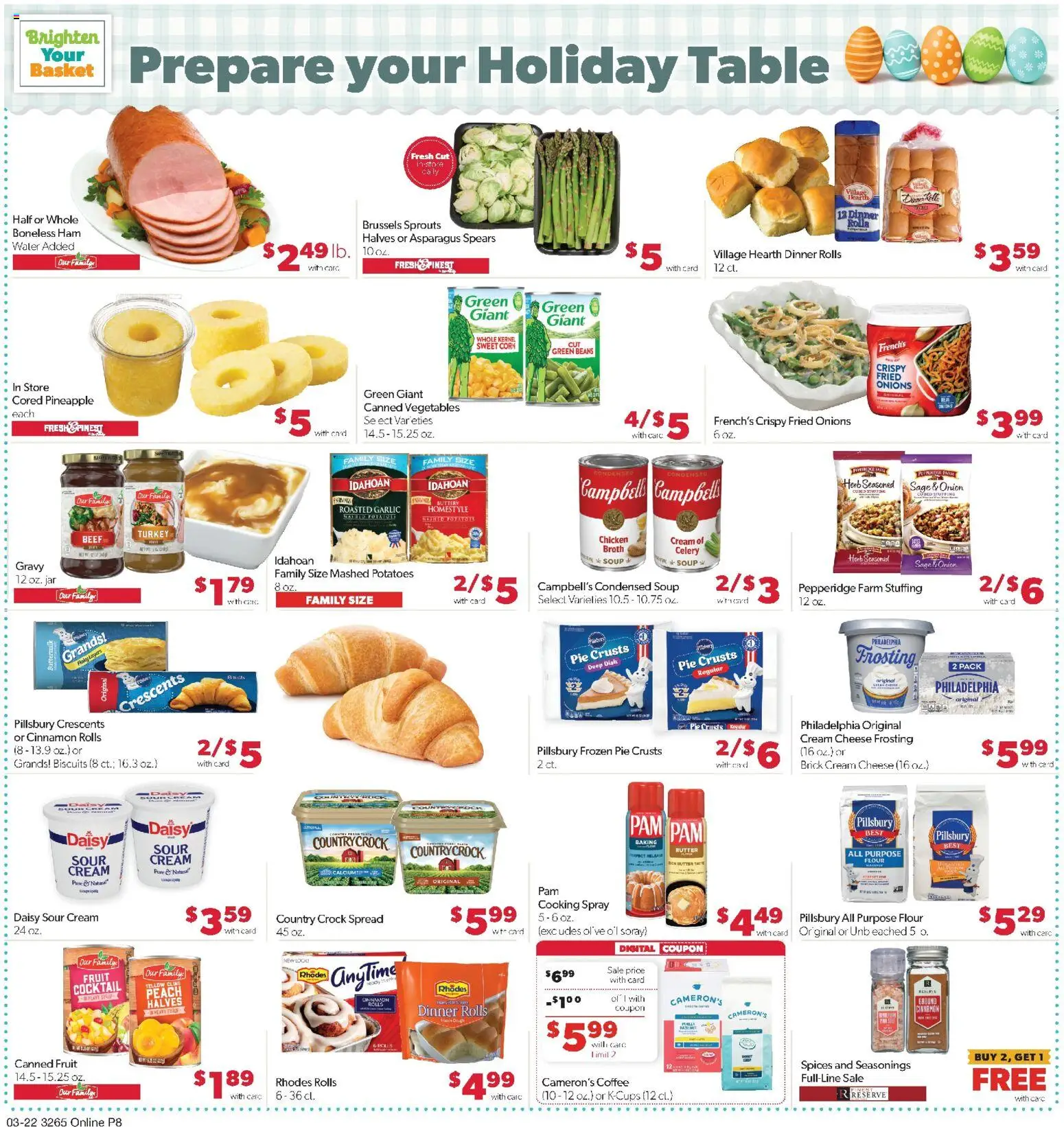 Family Fare Weekly Ad - SD - valid from 22.03.2026 | Page: 8 | Products: Asparagus, Butter, Beef, Garlic