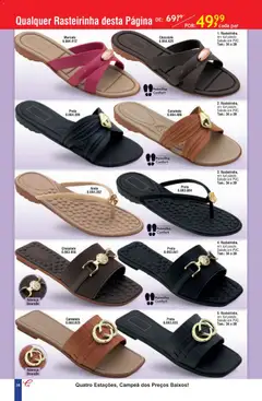 Quatro Estações - Catálogo 02-03-04 - Pré-Visualização do folheto da loja Quatro Estações, válido de 01.02.2026 | Página: 34 | Produtos: Areia, Rasteirinha, Chocolate, Palmilha