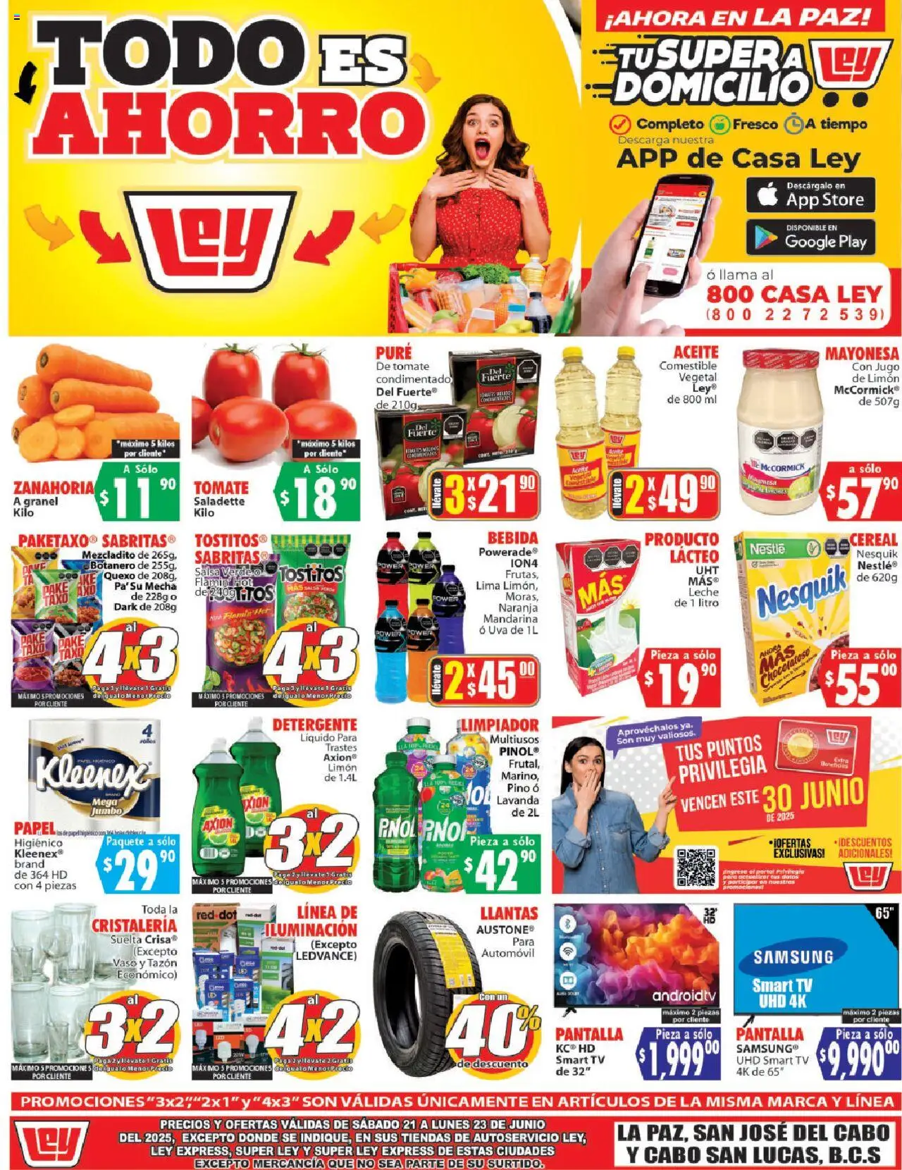 Nuevas ofertas de Casa Ley válidas en toda la República Mexicana desde el 21.06.2025. ¡Encuentra las mejores ofertas en Casa Ley folleto! | Página: 2 | Productos: Detergente, Mayonesa, Aceite, Zanahoria
