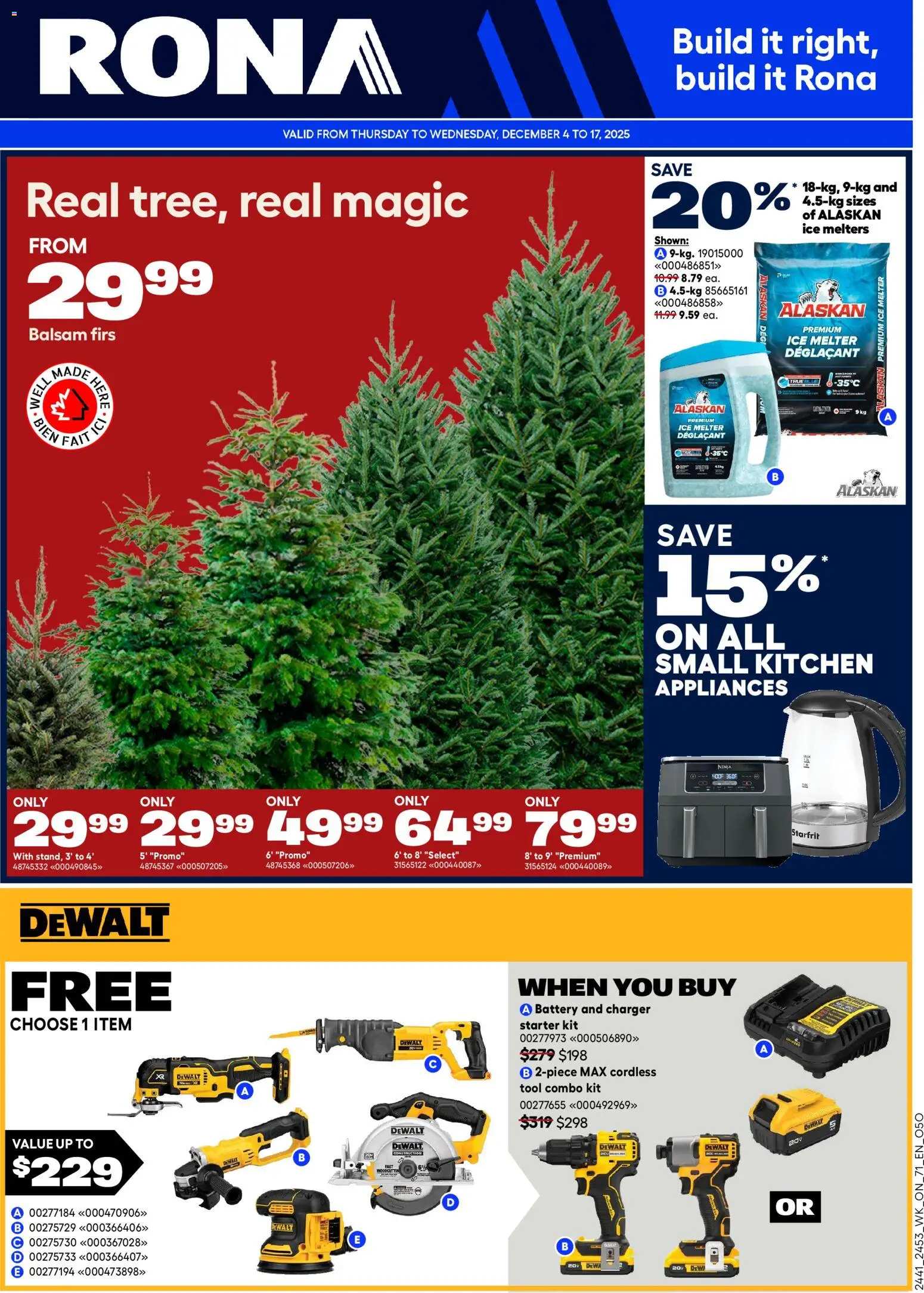 Rona flyer valid from 04.12.2025 | Page: 1