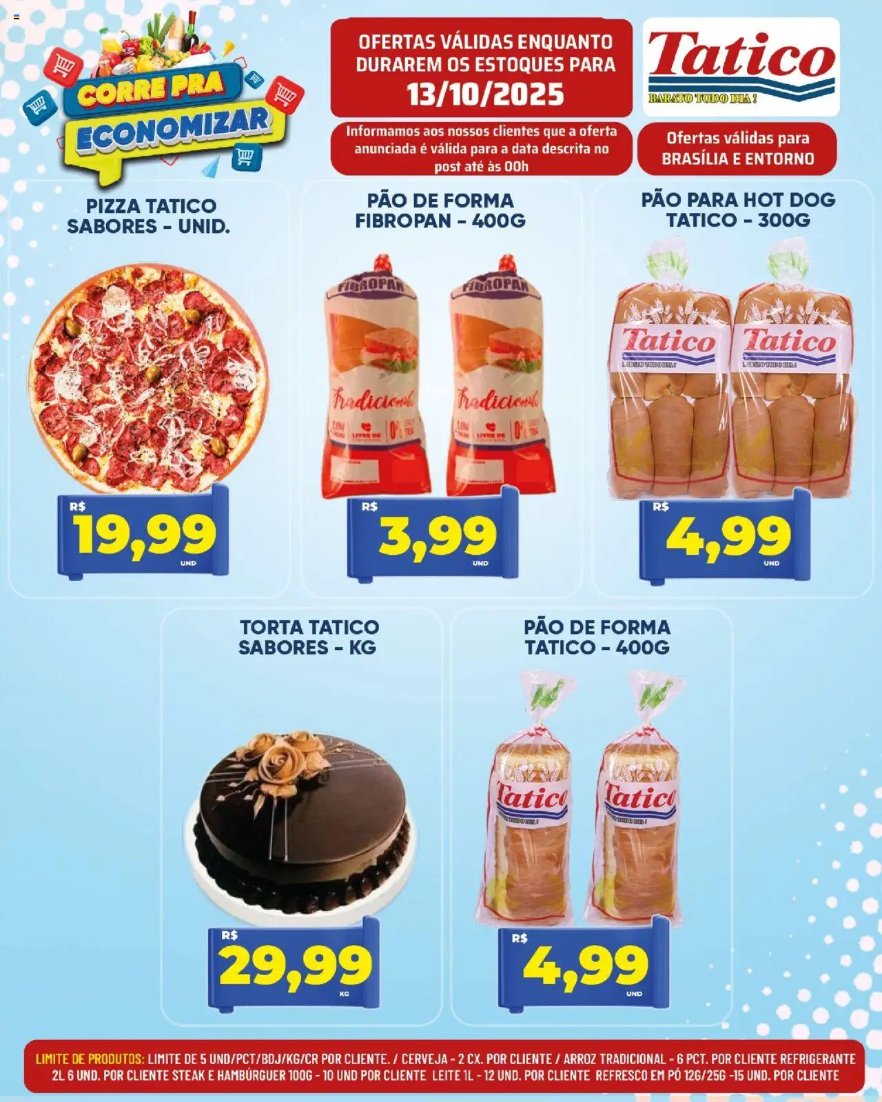 Tatico Folheto - válido de 13.10.2025 | Página: 10 | Produtos: Pó, Cerveja, Hambúrguer, Refrigerante